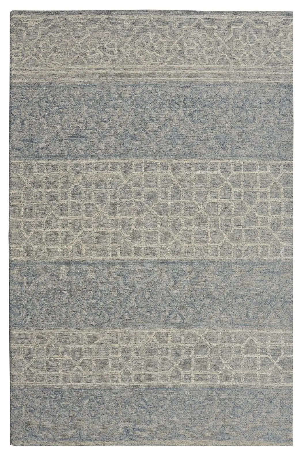 Hudson 2467 Blue/Grey Mosaic Area Rug