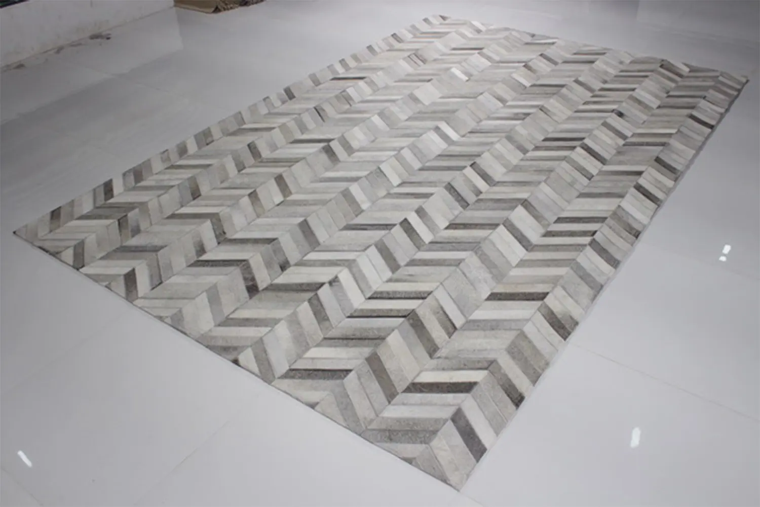 MODERN LOOM JR-0273 Leather Patchwork Rugs