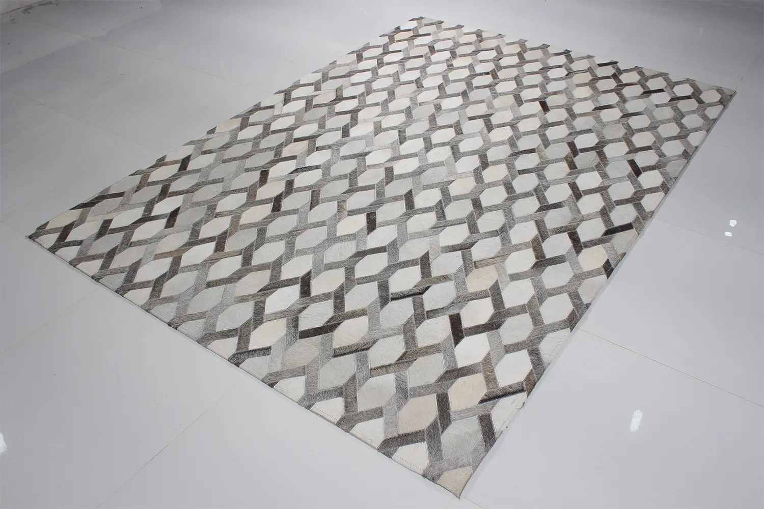 MODERN LOOM JR-0287 Leather Patchwork Rugs