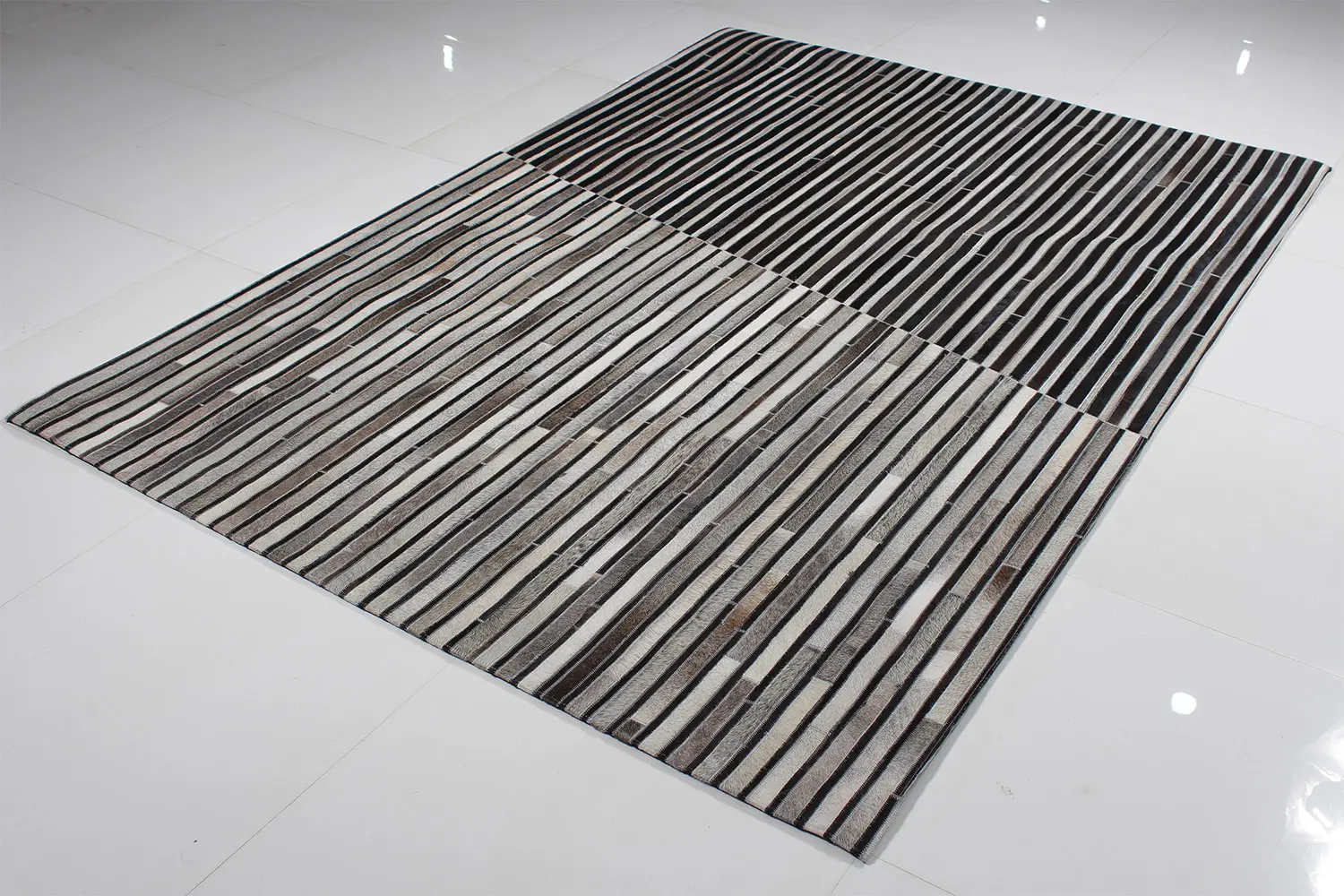 MODERN LOOM JR-1350 Leather Patchwork Rugs