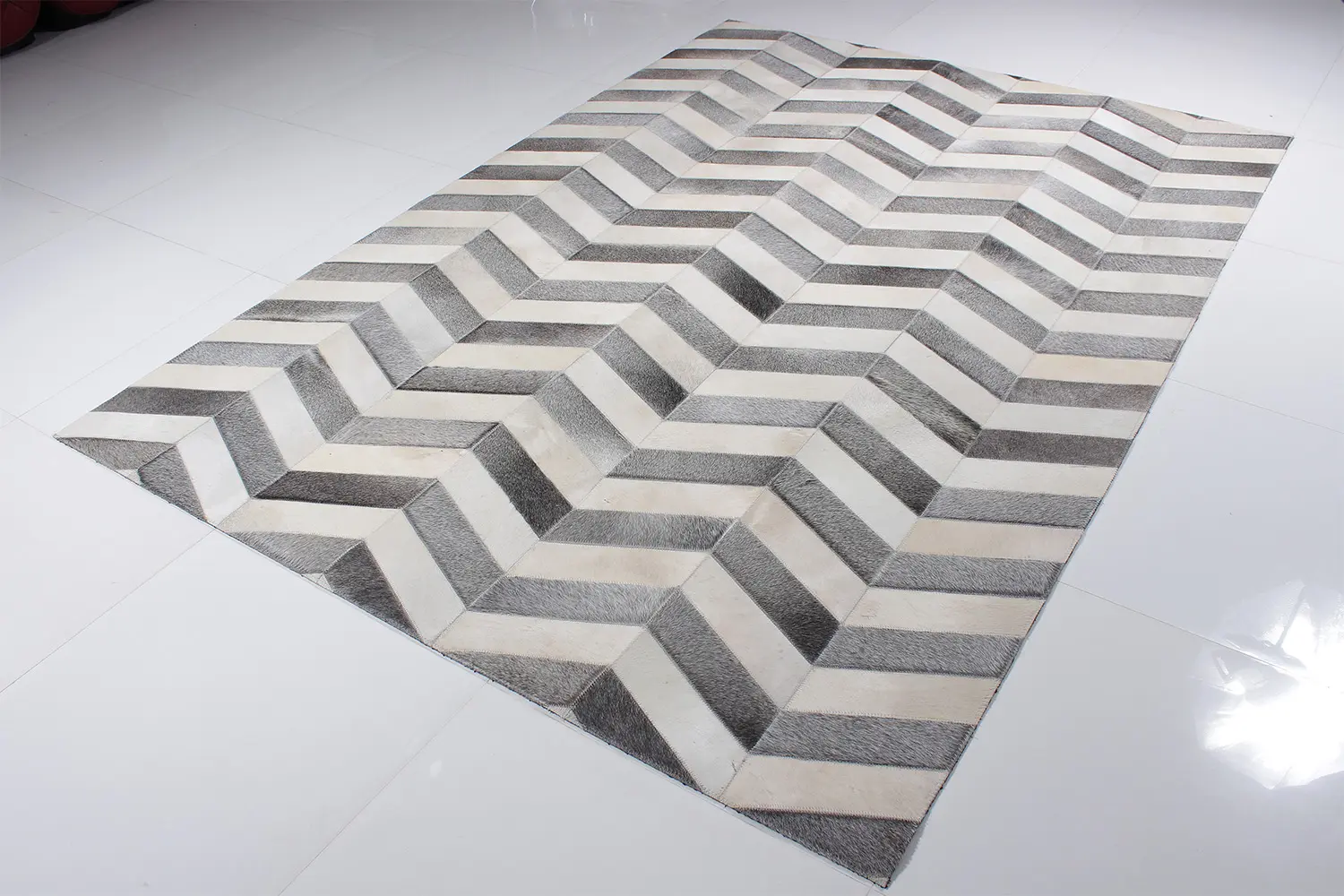 MODERN LOOM JR-2756 Leather Patchwork Rugs