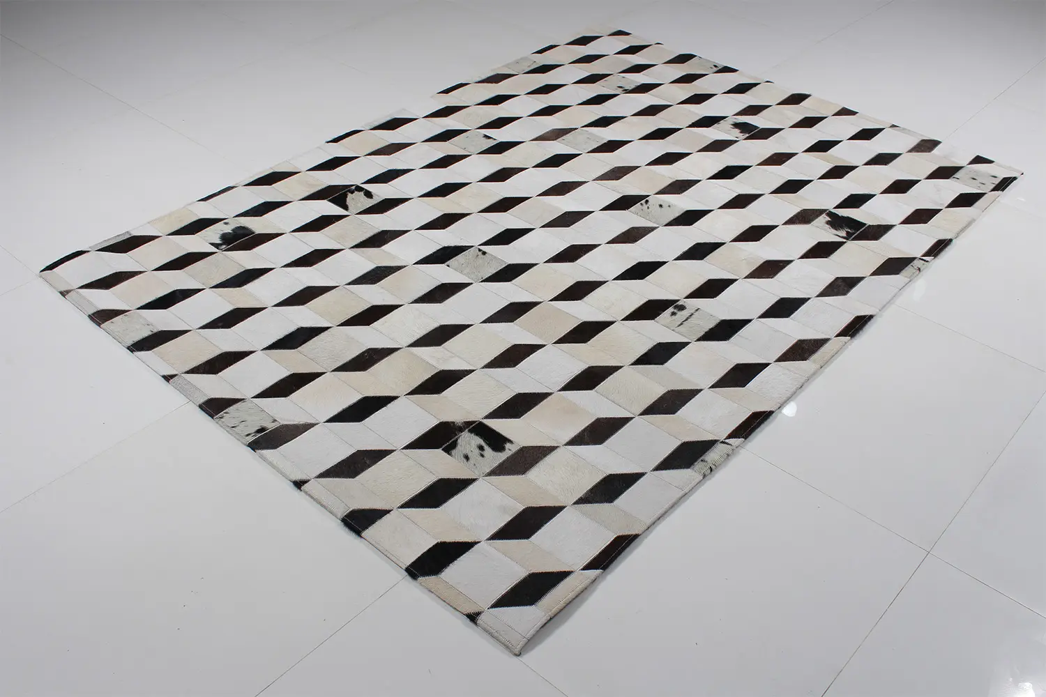 MODERN LOOM JR-9762 Leather Patchwork Rugs