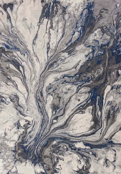 Illusions 6202 Grey Watercolors Area Rug