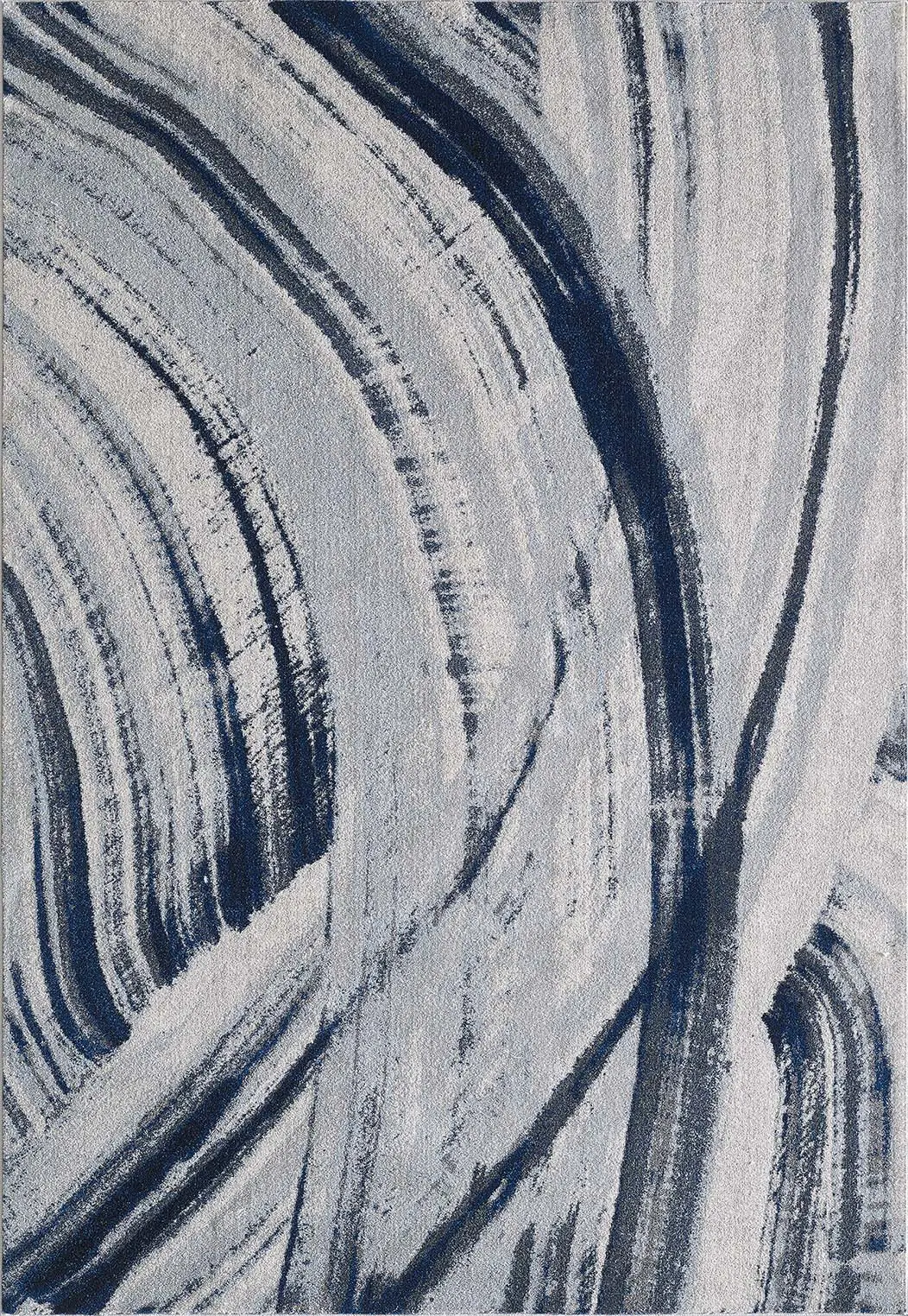 Illusions 6219 Ivory/Blue Elements Area Rug