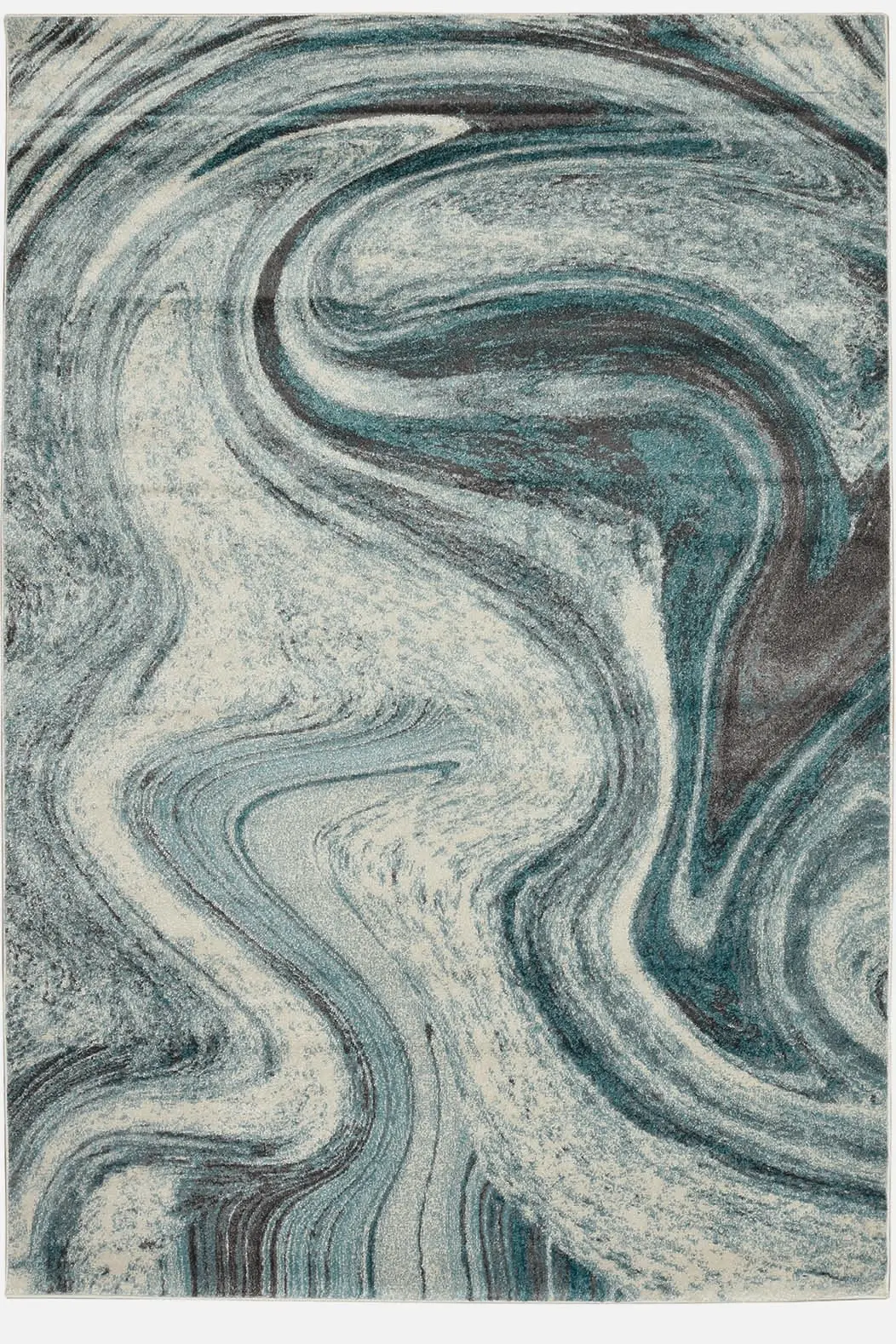 Illusions 6226 Teal Contempo Area Rug