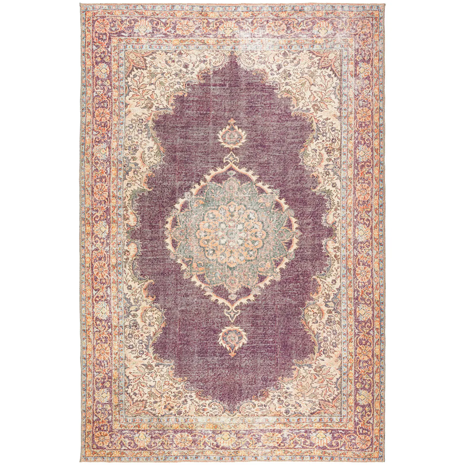 Kars KA9 Eggplant Modern Rug