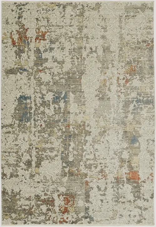 Karina 8260 Ivory Vintage Damask Area Rug
