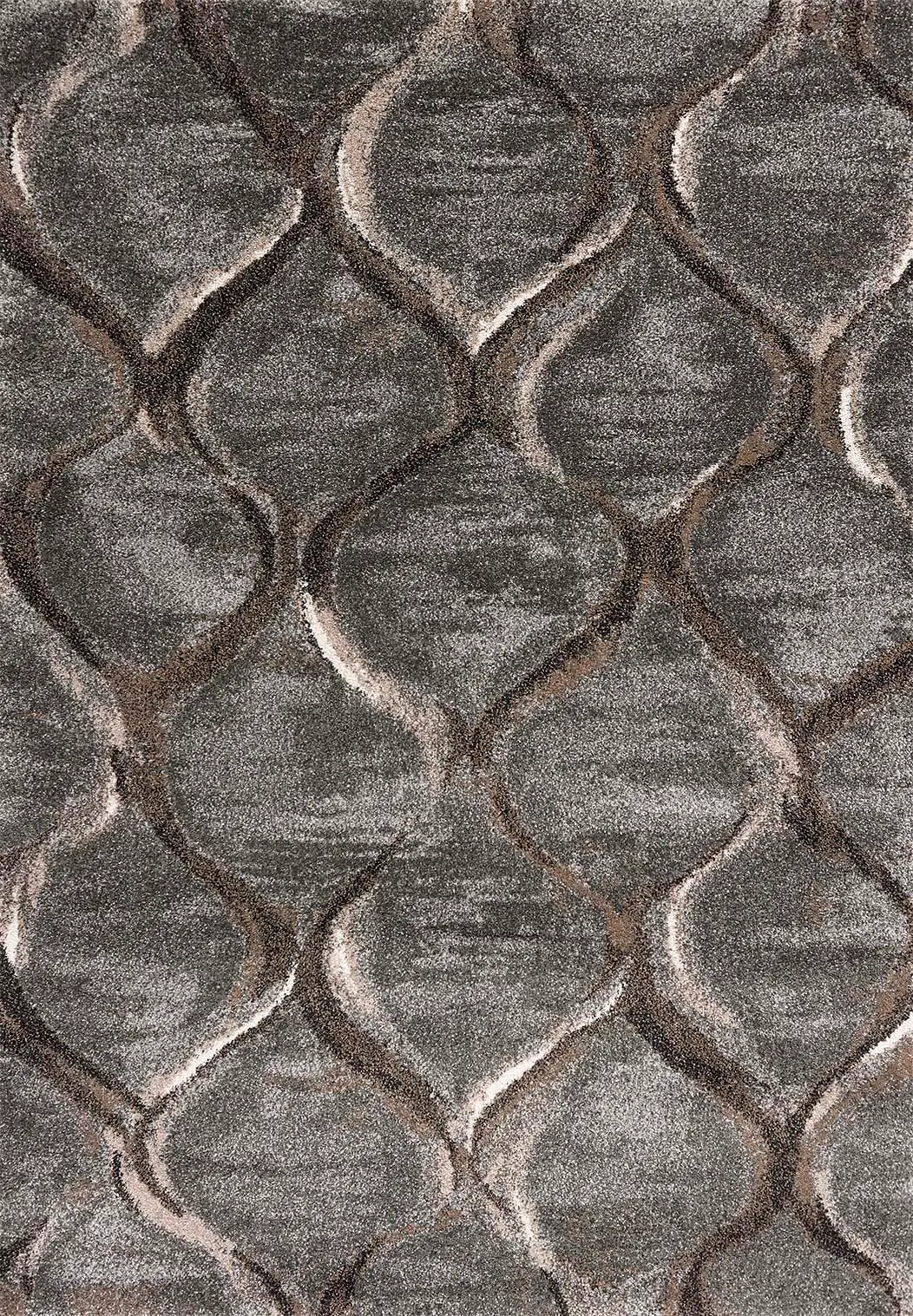 Landscapes 5906 Charcoal Groove Area Rug
