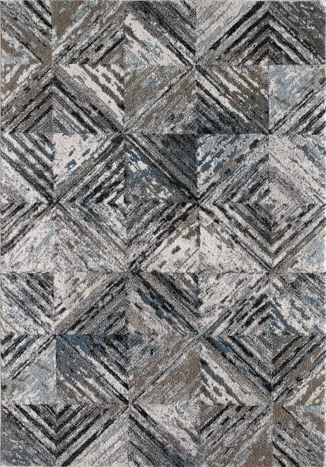 Landscapes 5911 Blue/Ivory Dimensions Area Rug