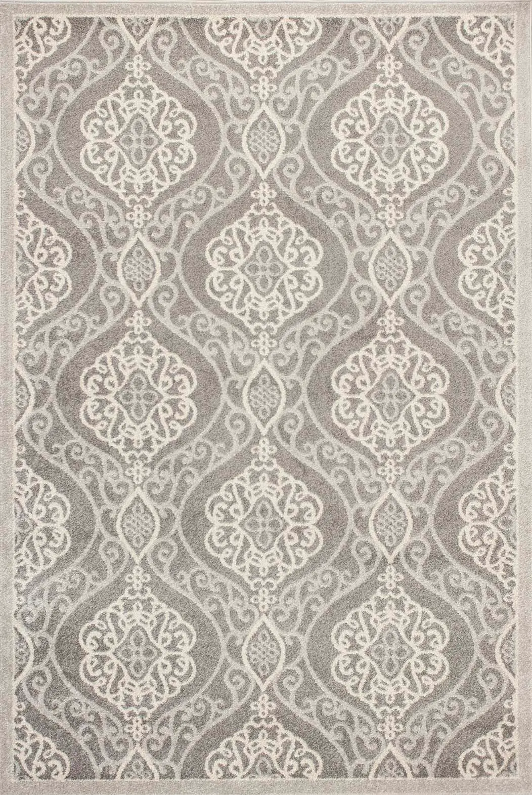 Lucia 2759 Silver Mosaic Area Rug