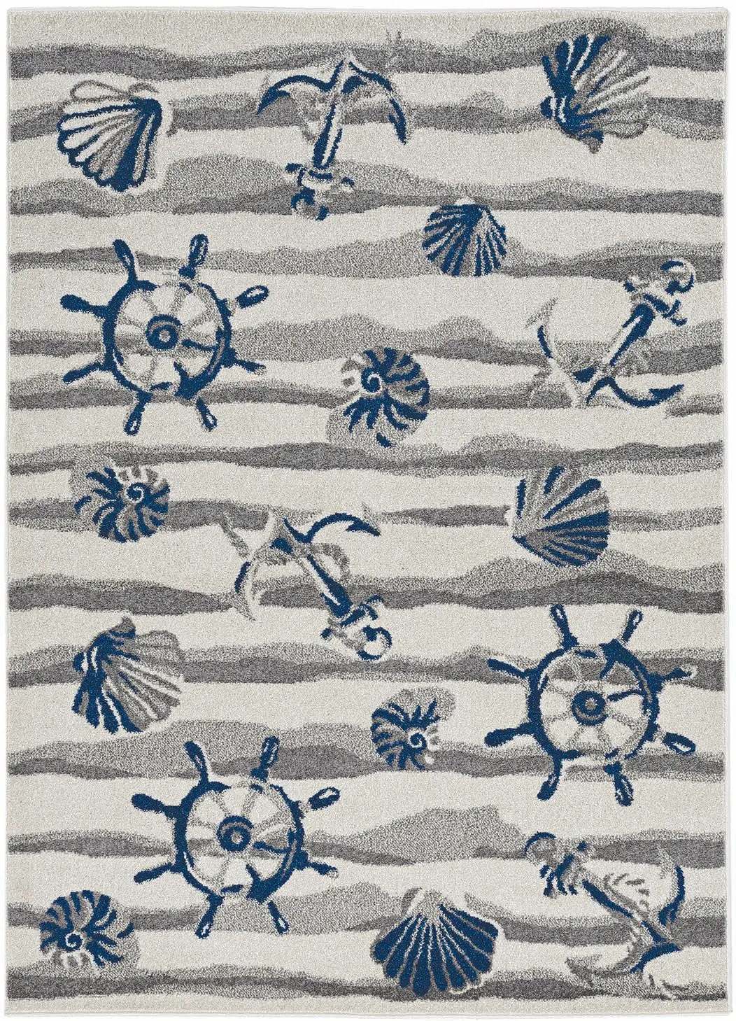 Lucia 2775 Ivory Seashore Area Rug