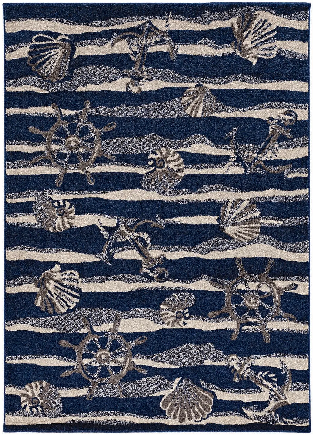 Lucia 2776 Blue Seashore Area Rug