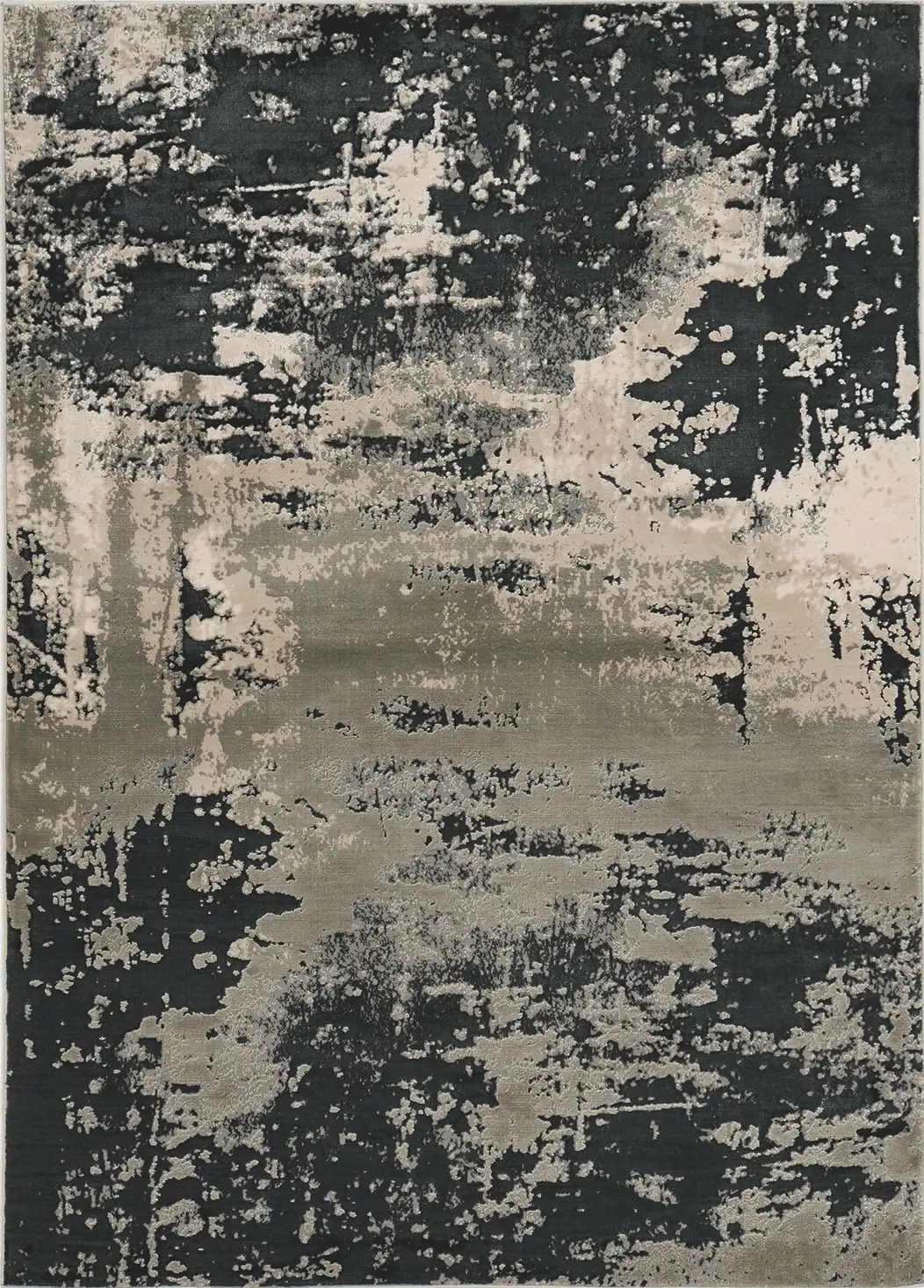 Luna 7121 Silver Charcoal Eclipse Area Rug Product Image