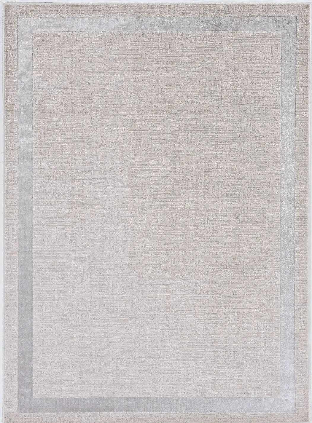 Luna 7129 Ivory/Silver Border Area Rug