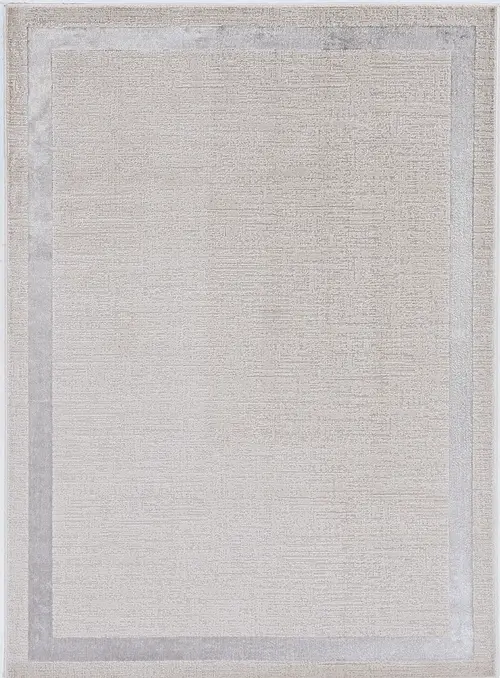 Luna 7129 Ivory/Silver Border Area Rug