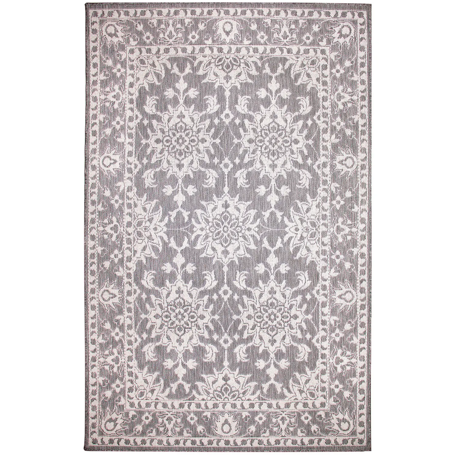 Liora Manne Malibu Low Profile Easy Care Weather Resistant Indoor/Outdoor Rug-Traditional, Decorativ