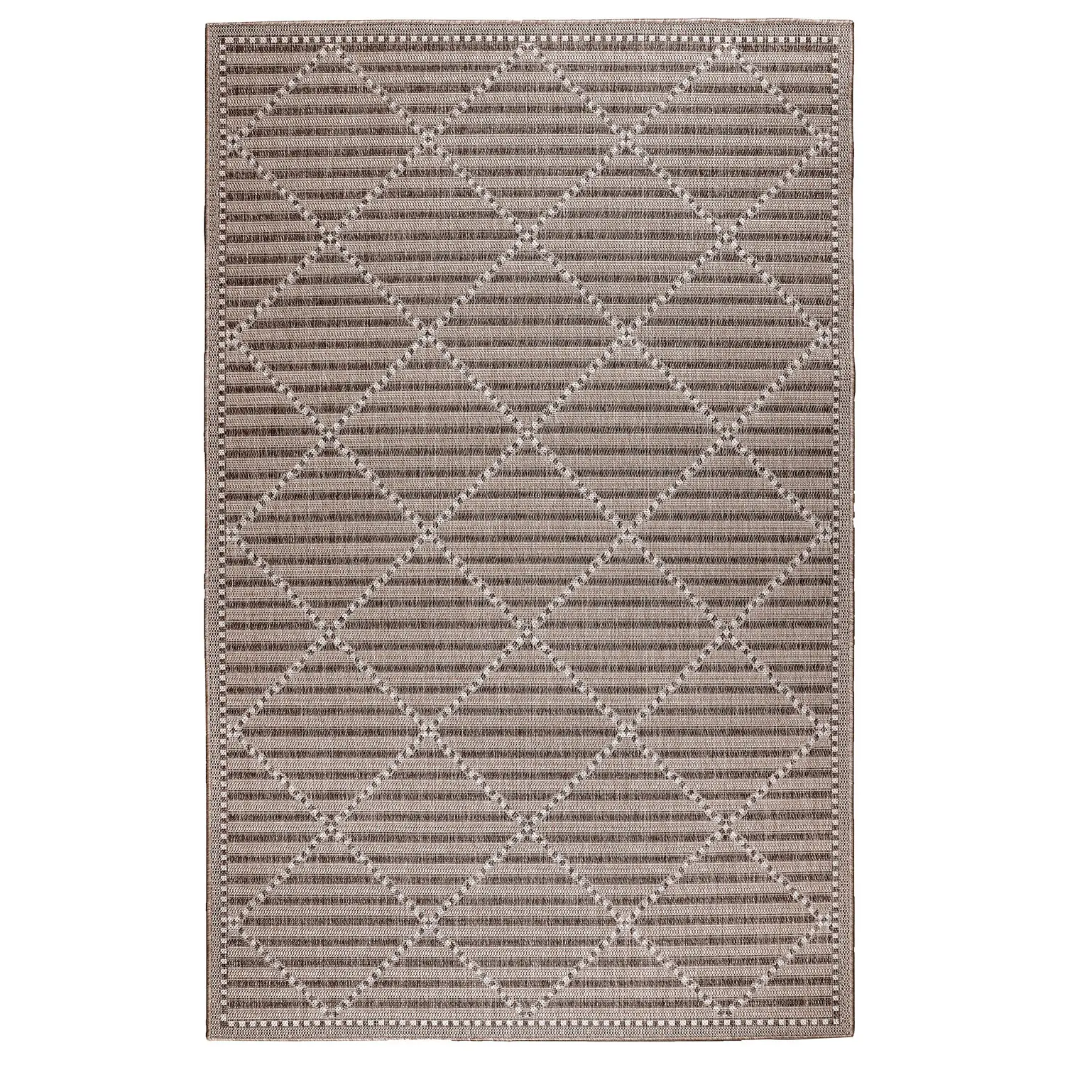 Liora Manne Malibu Low Profile Easy Care Weather Resistant Indoor/Outdoor Rug-Transitional, Decorati