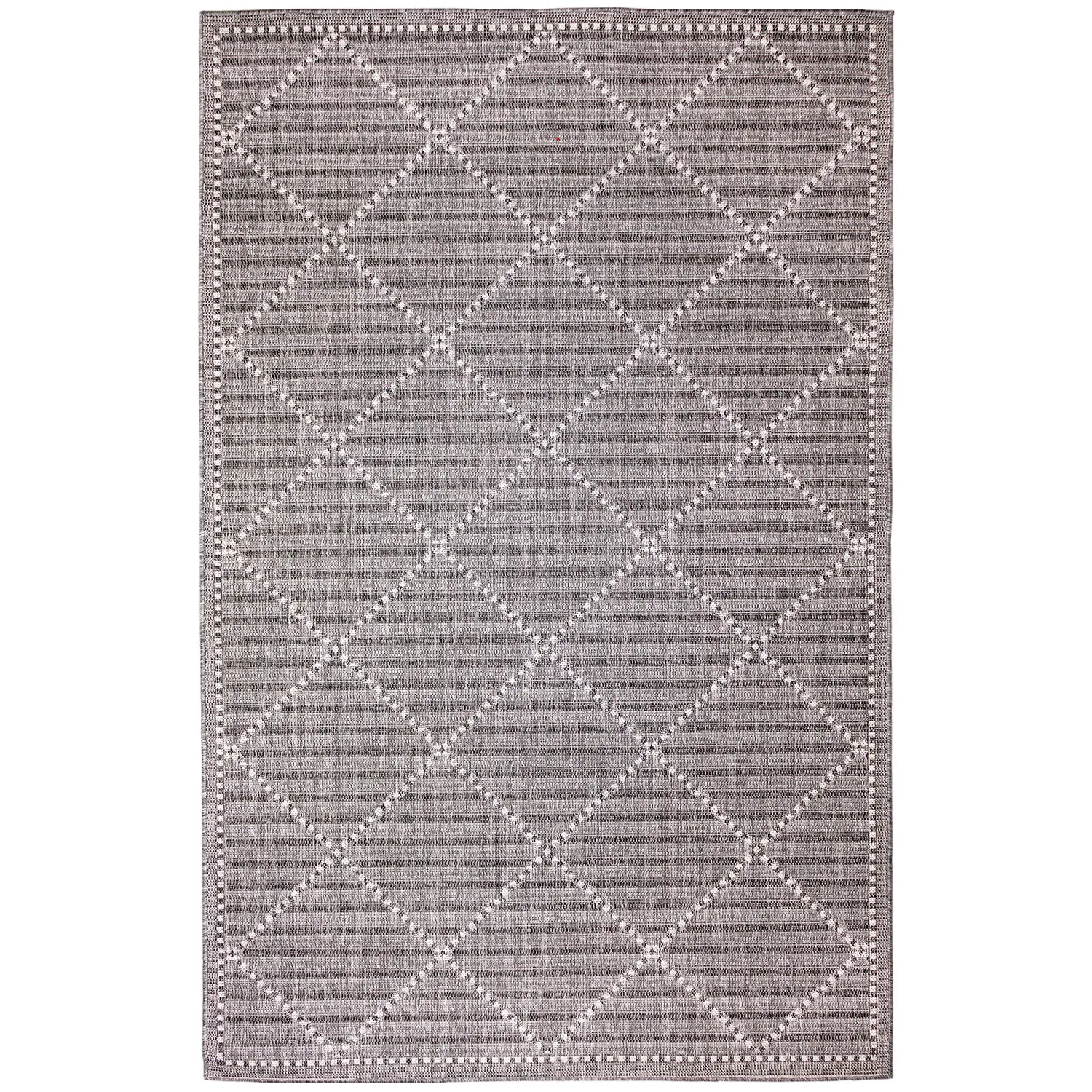 Liora Manne Malibu Low Profile Easy Care Weather Resistant Indoor/Outdoor Rug-Transitional, Decorati