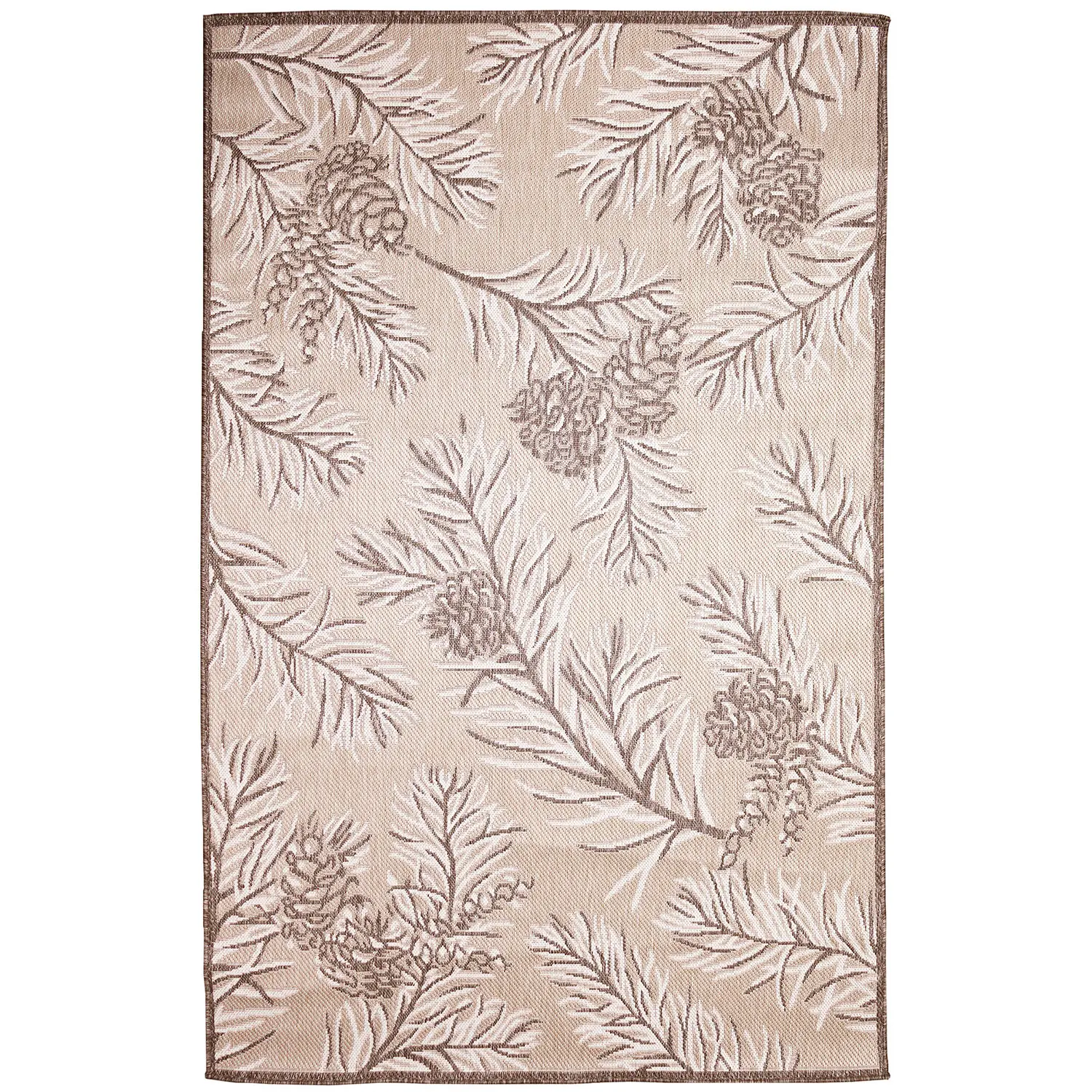 Liora Manne Malibu Low Profile Easy Care Weather Resistant Indoor/Outdoor Rug-Transitional, Decorati