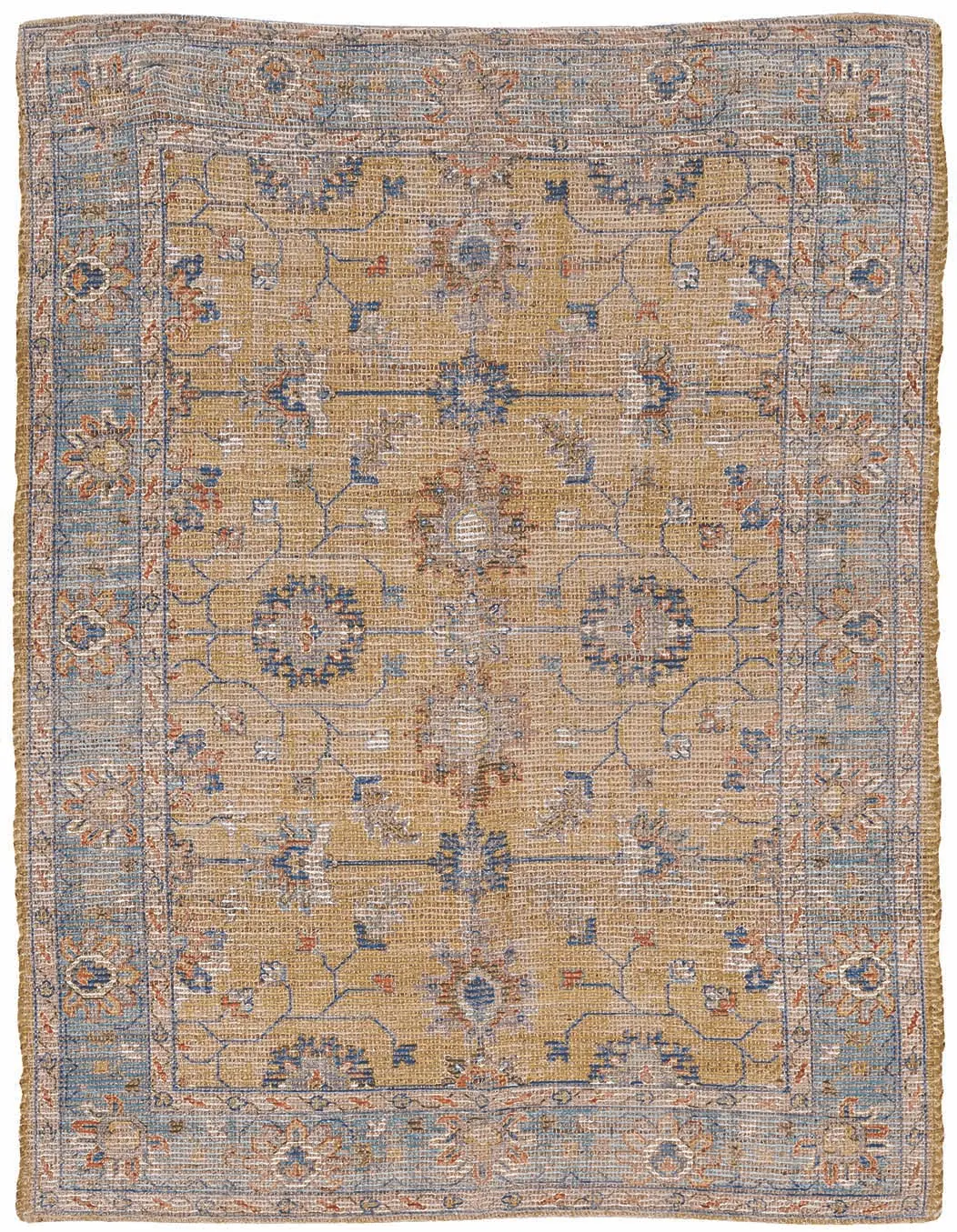 Morris 2231 Gold/Lt Blue Karissa Area Rug Product Image