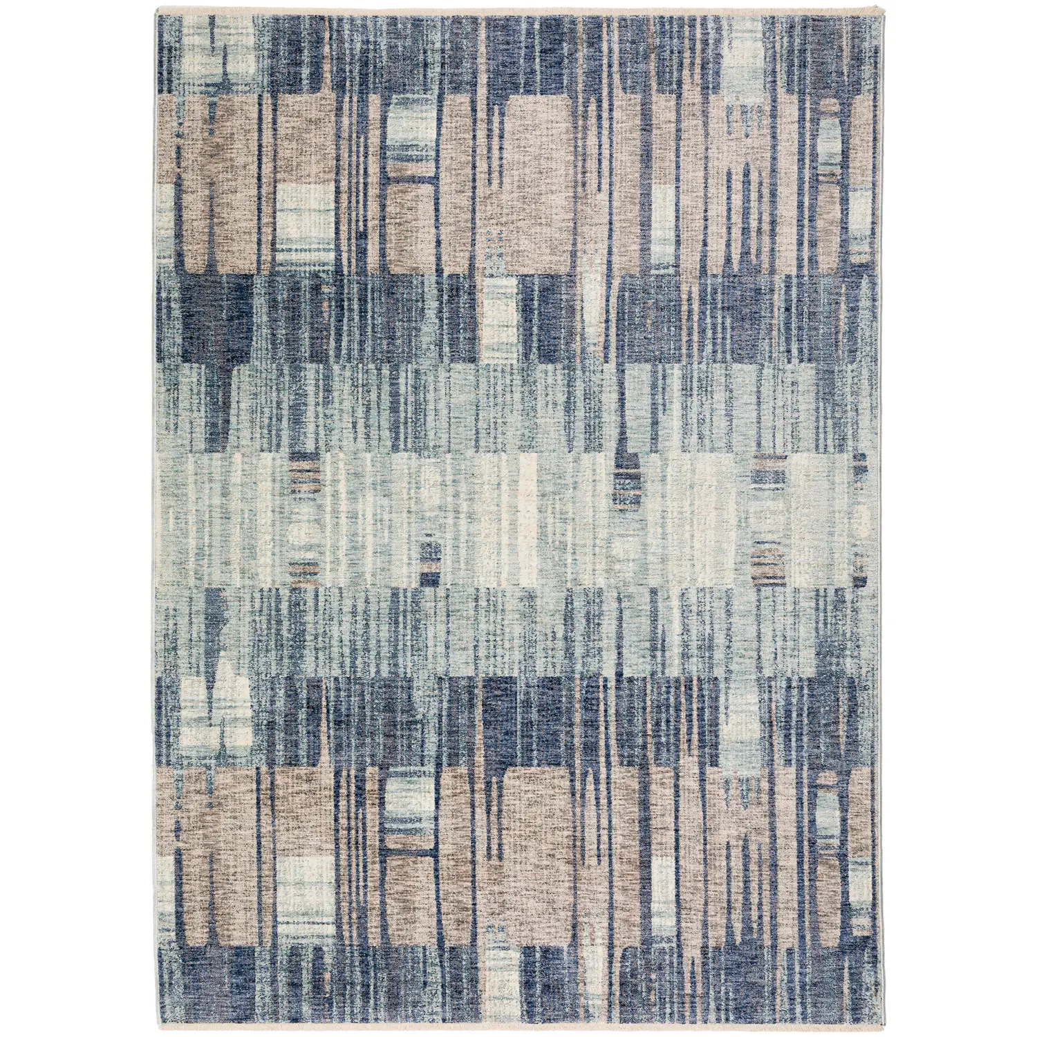 Neola NA11 Navy Modern Rug