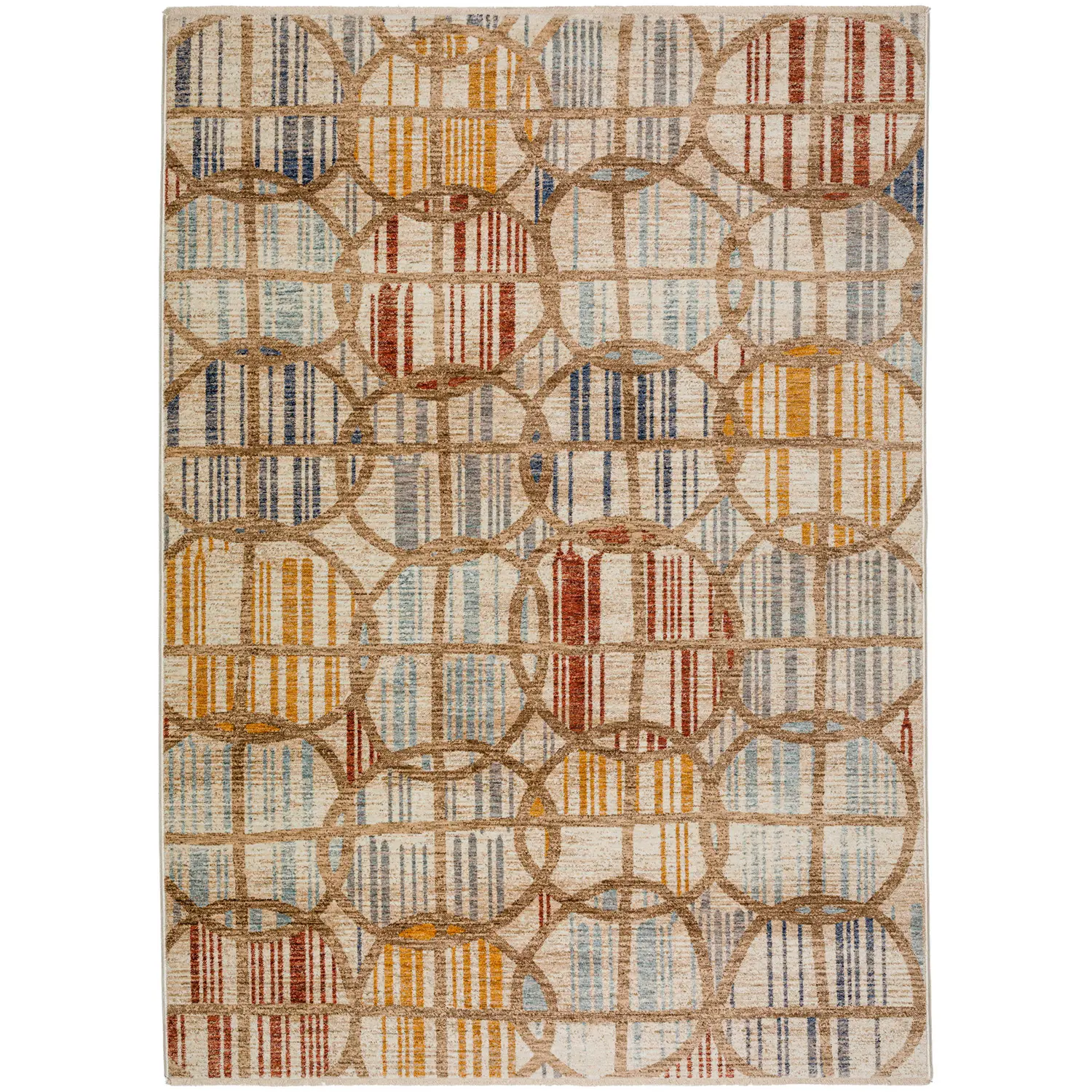 Neola NA12 Khaki Modern Rug
