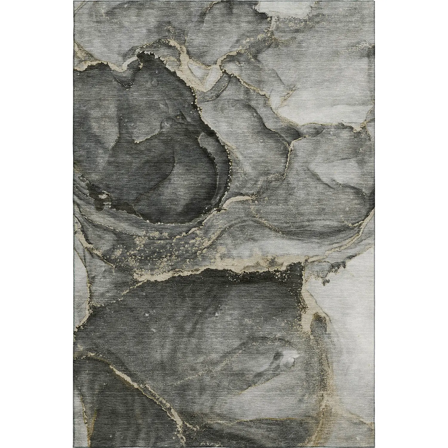 Odyssey OY14 Charcoal Modern Rug