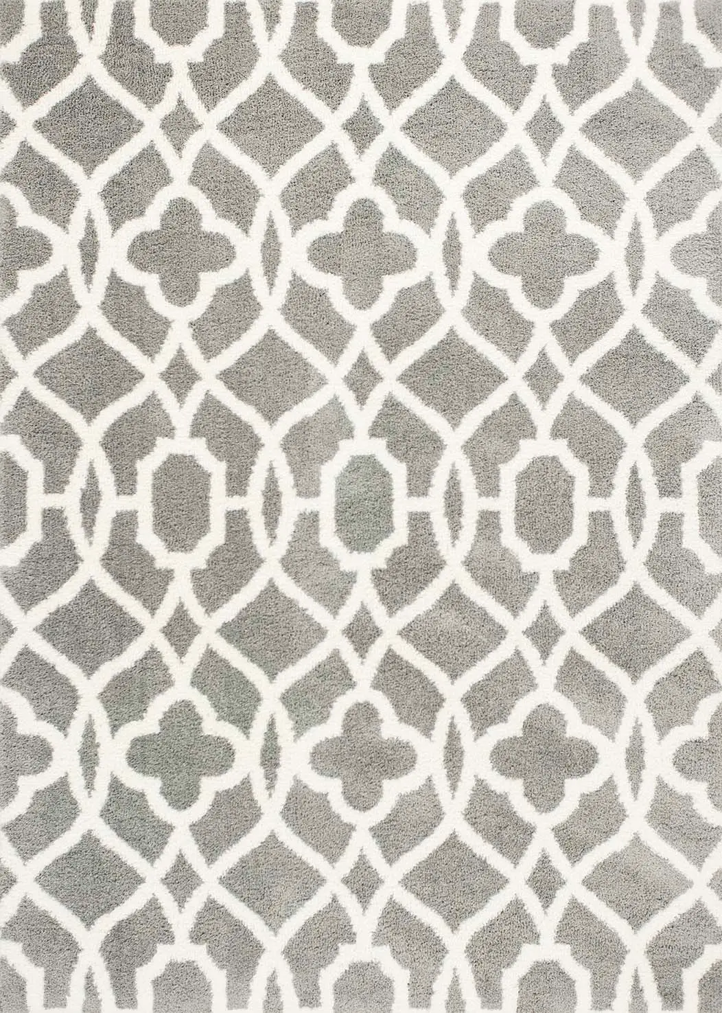 Oasis 1653 Grey/Ivory Ironwork Area Rug