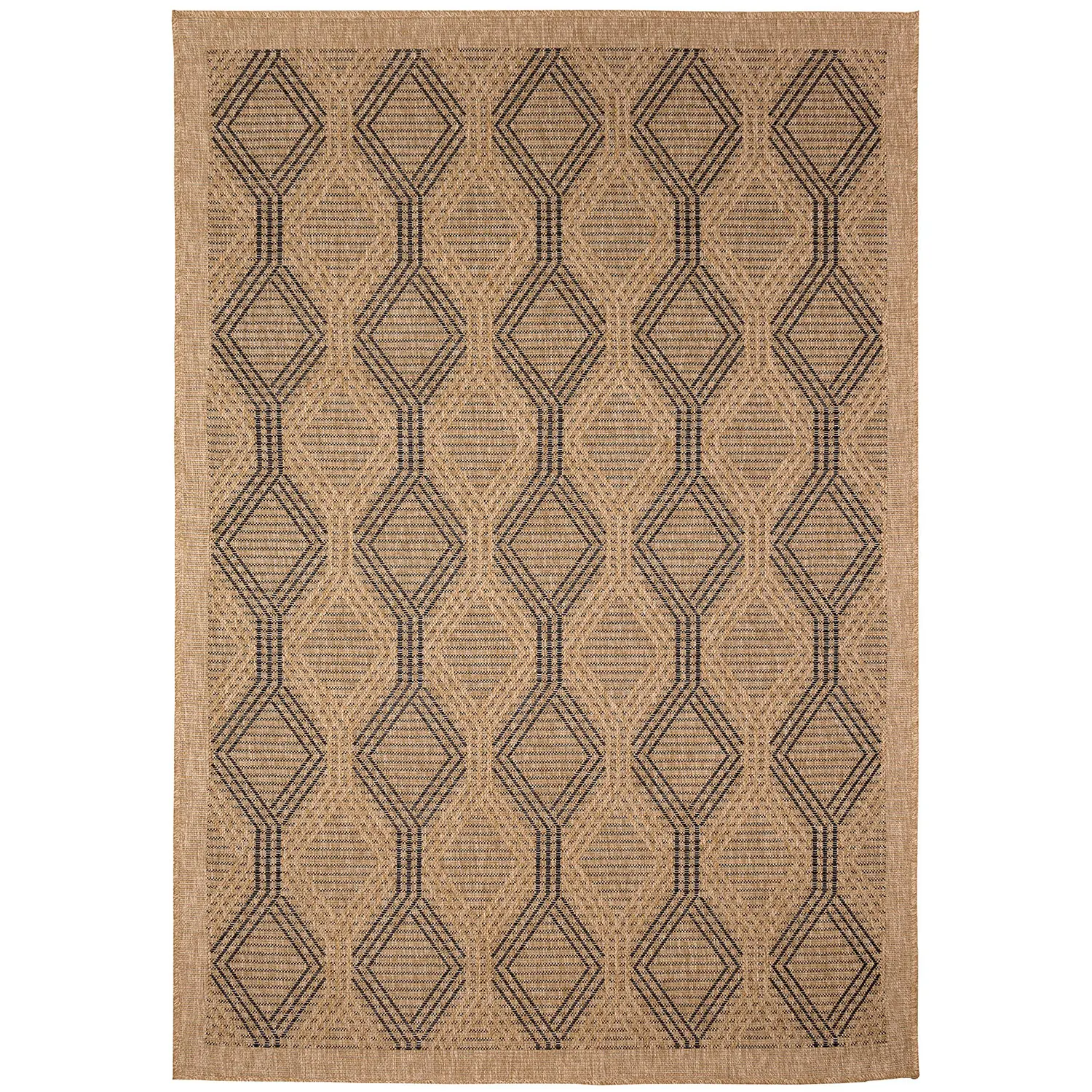 Liora Manne Sahara Low Profile  Easy Care Woven Weather Resistant Rug- Links Natural Product Image
