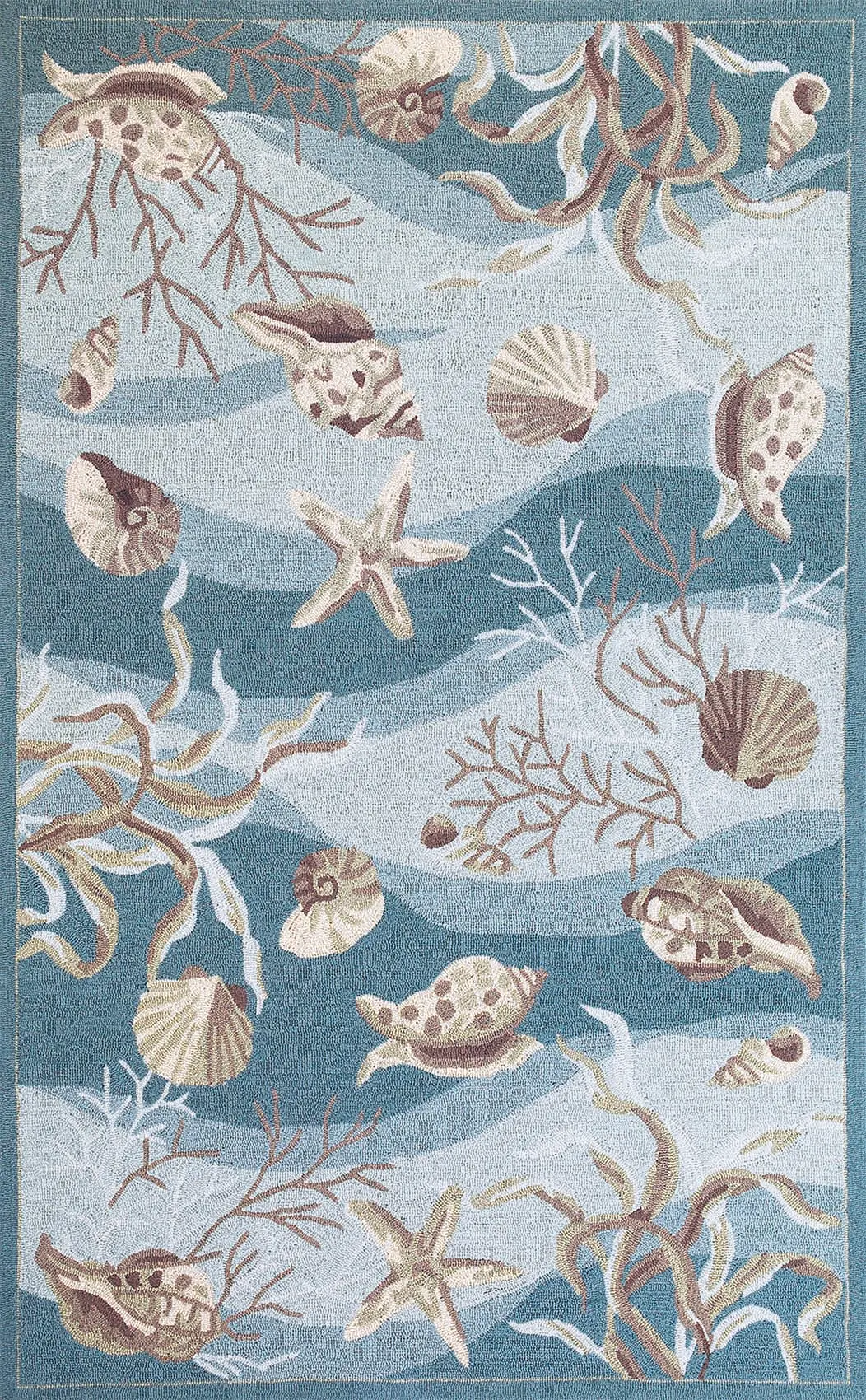 Sonesta 2003 Seafoam Shells Area Rug