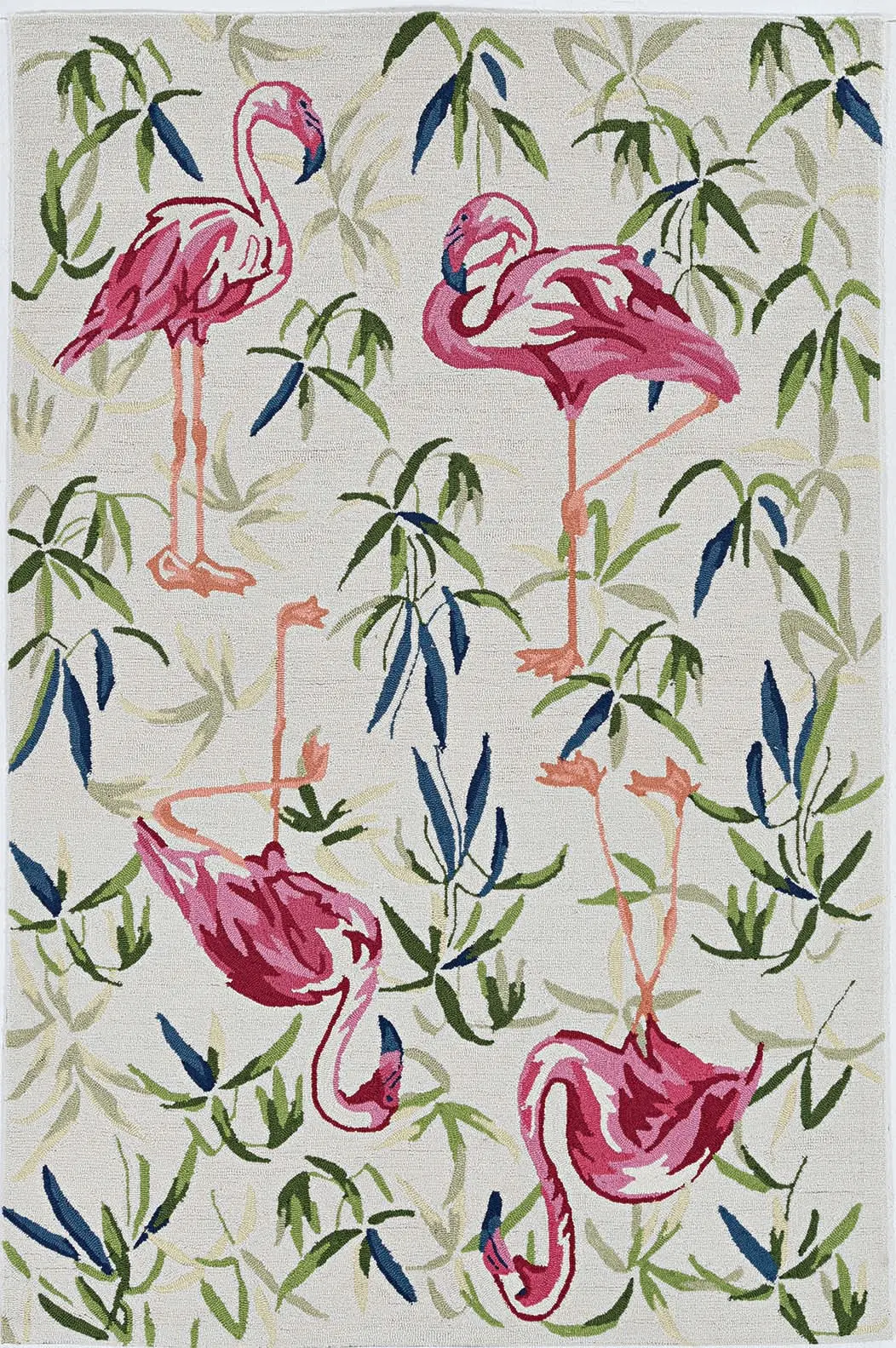 Sonesta 2007 Ivory/Pink Flamingo Area Rug