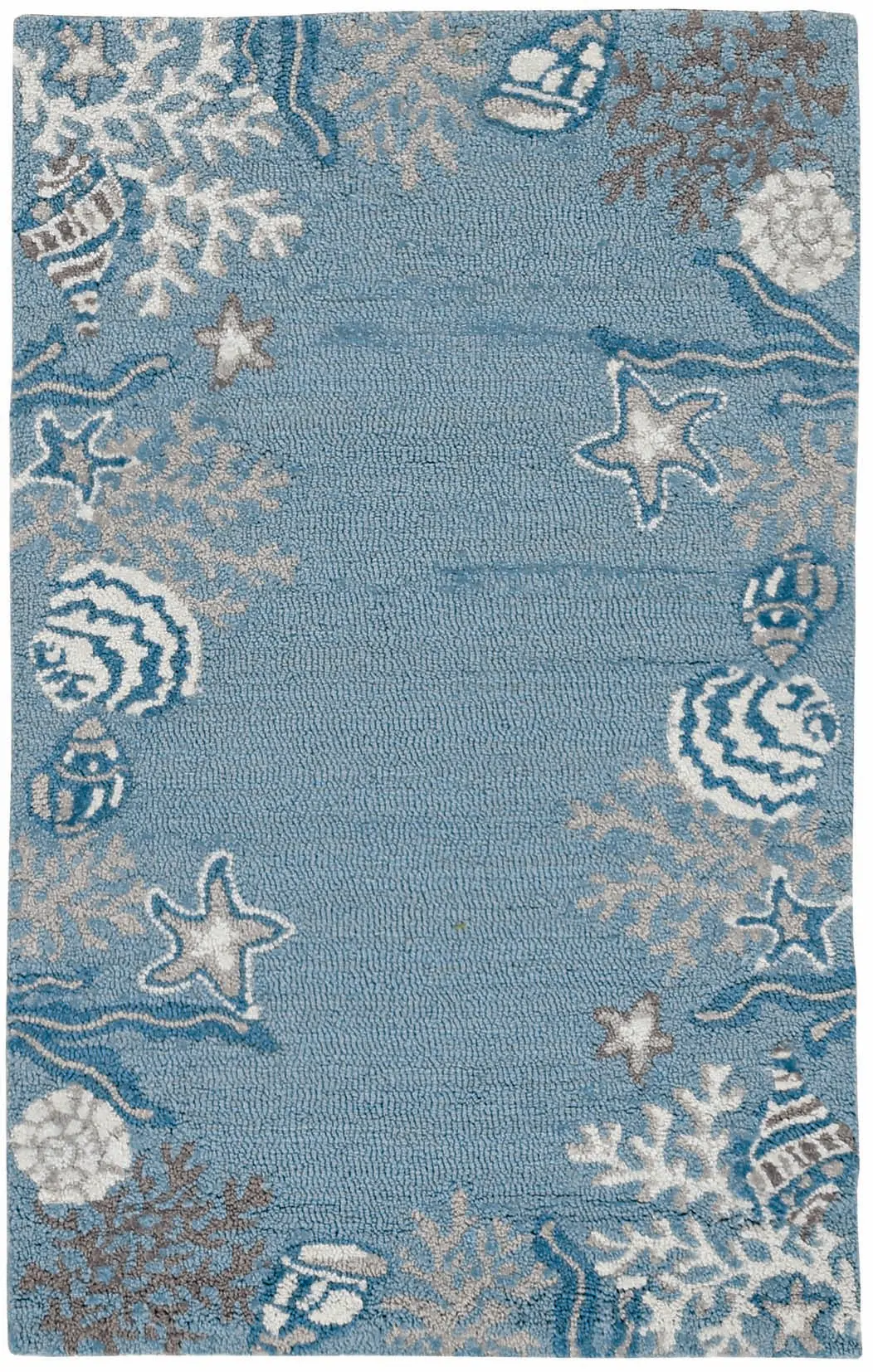 Sonesta 2024 Sea Blue Coastal Area Rug