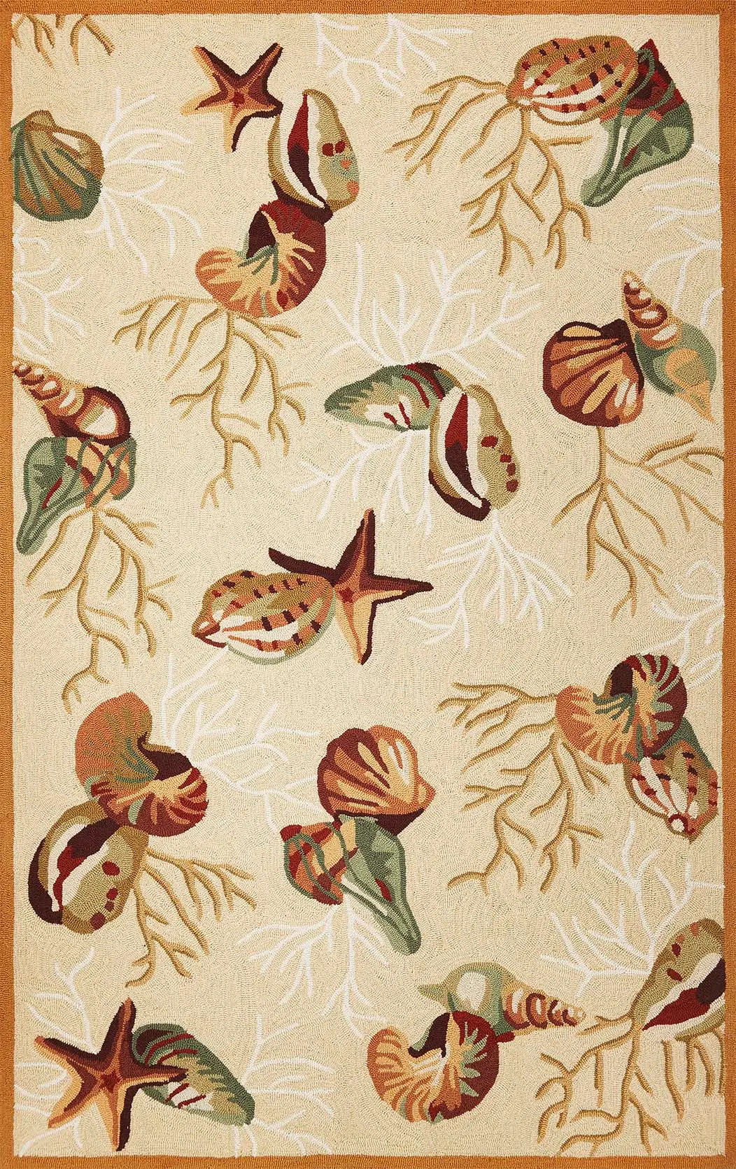 Sonesta 2025 Beige Coral Reef Area Rug