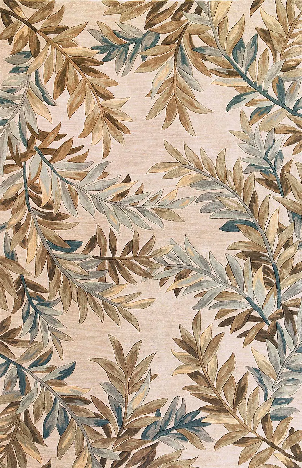 Sparta 3126 Ivory Tropical Branches Area Rug