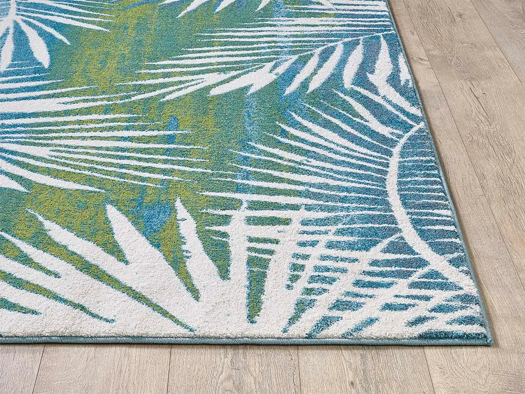 Stella 6273 Ivory/Green Tropical Area Rug