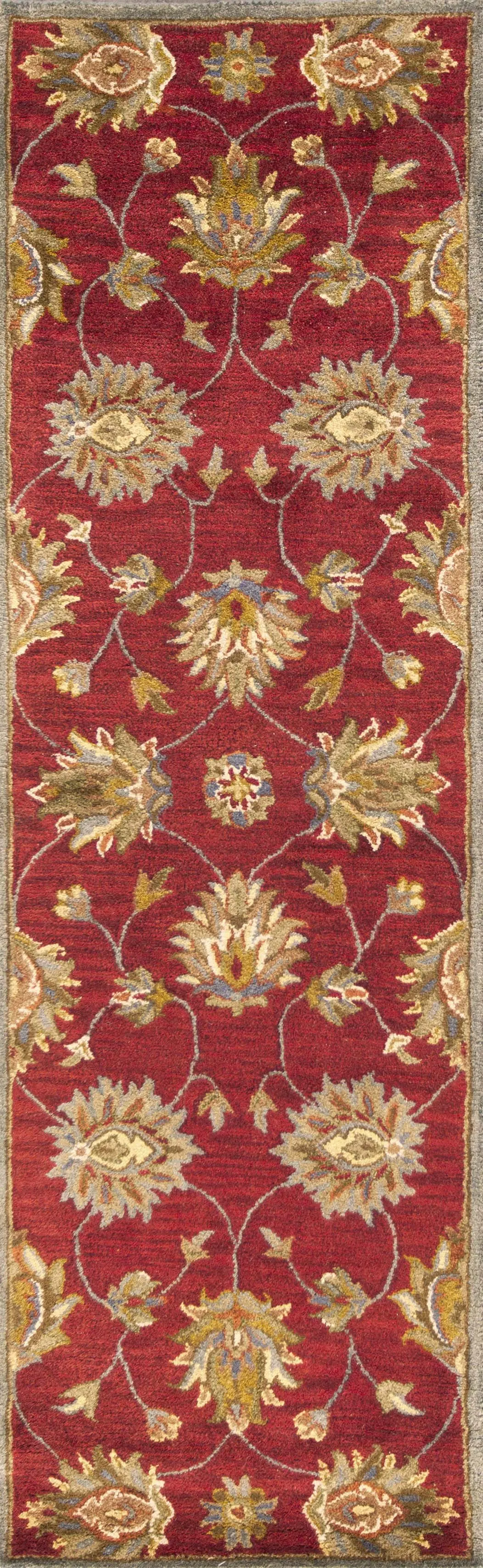 Syriana 6003 Red Allover Kashan Area Rug Product Image