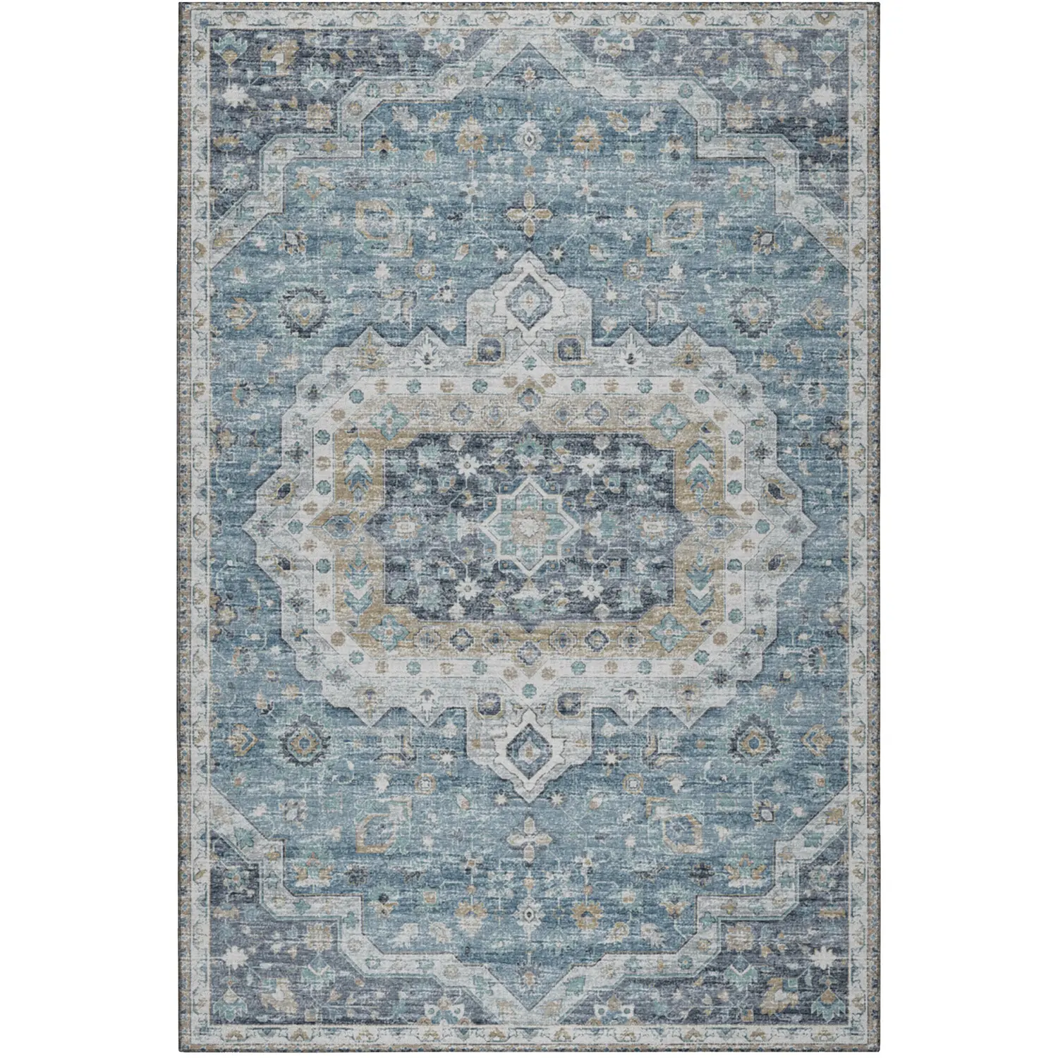 Tuscany TU4 Blue Modern Rug