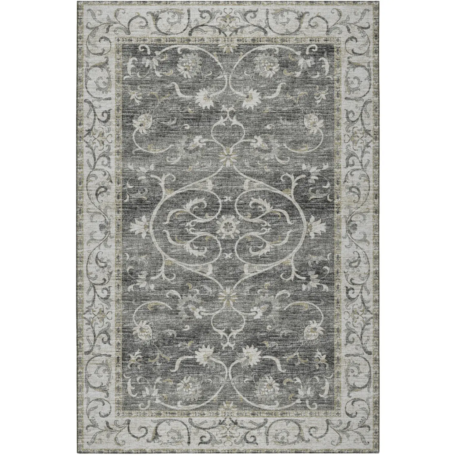 Tuscany TU6 Charcoal Modern Rug