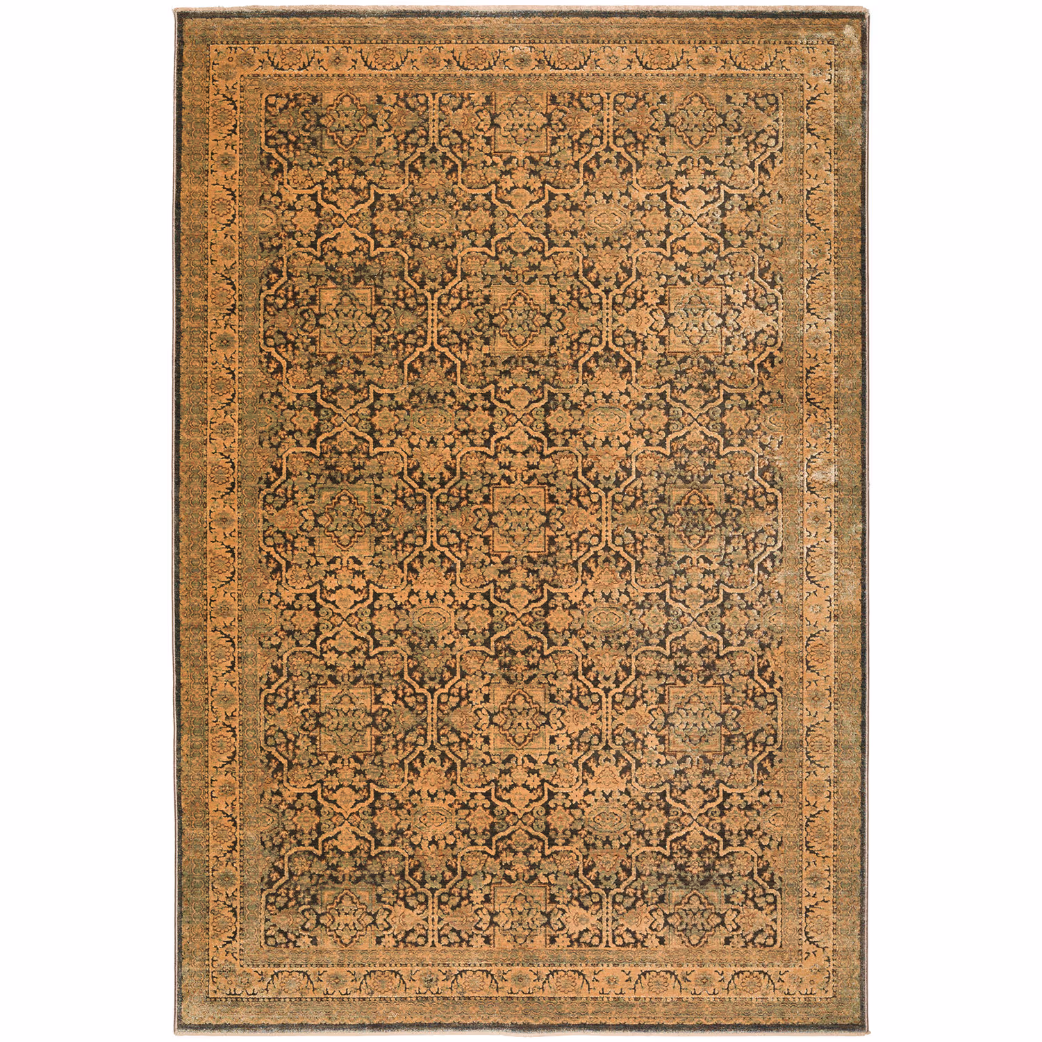 Vizcia VZ2 Gold Modern Rug Product Image