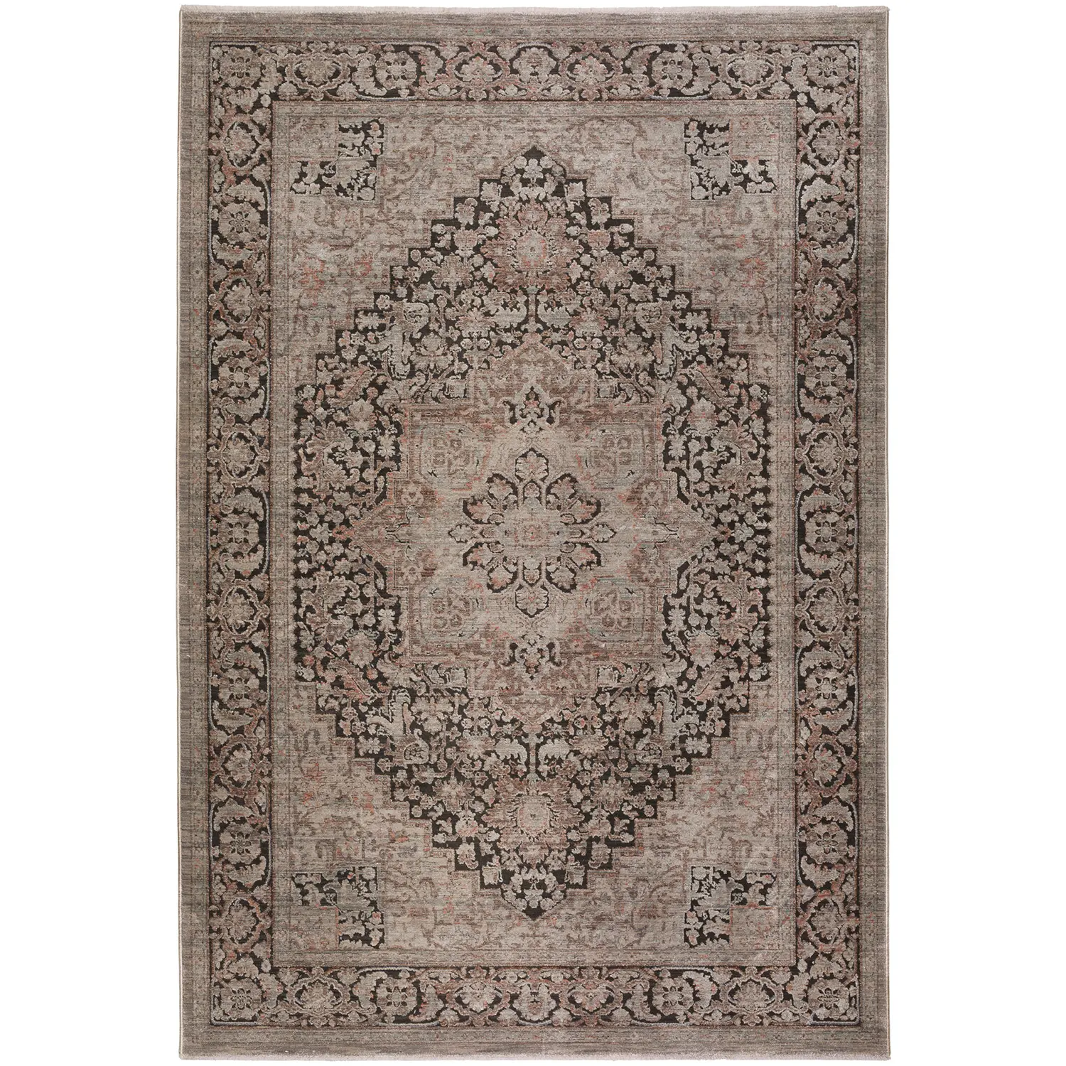 Vizcia VZ3 Gray Modern Rug
