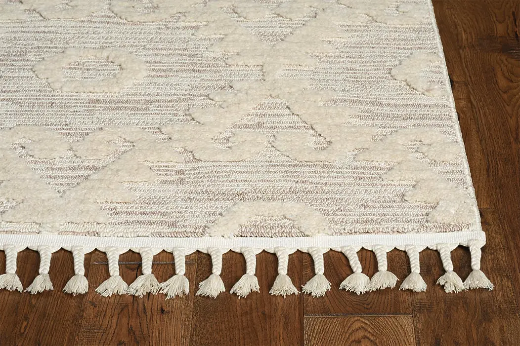 Willow 1103 Ivory Beige Boho Area Rug