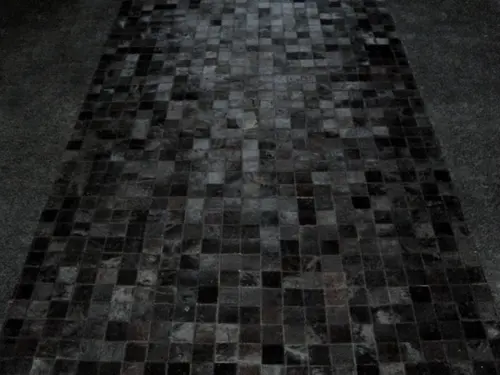 AyubRugs Black Leather Rug 3
