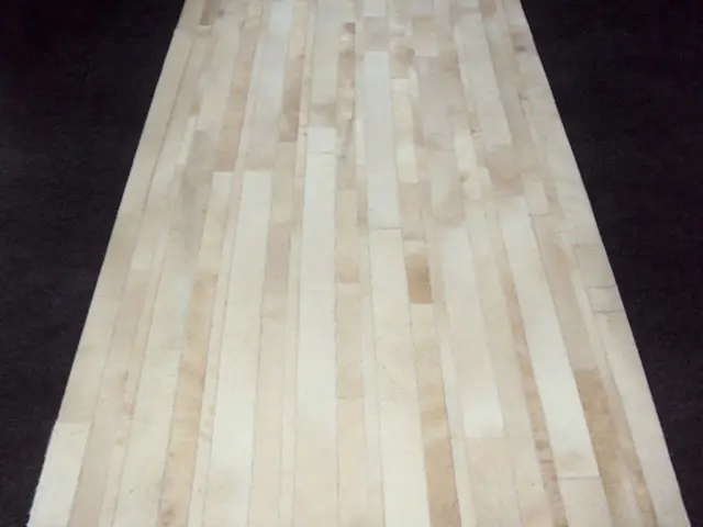 AyubRugs White Leather Rug 6