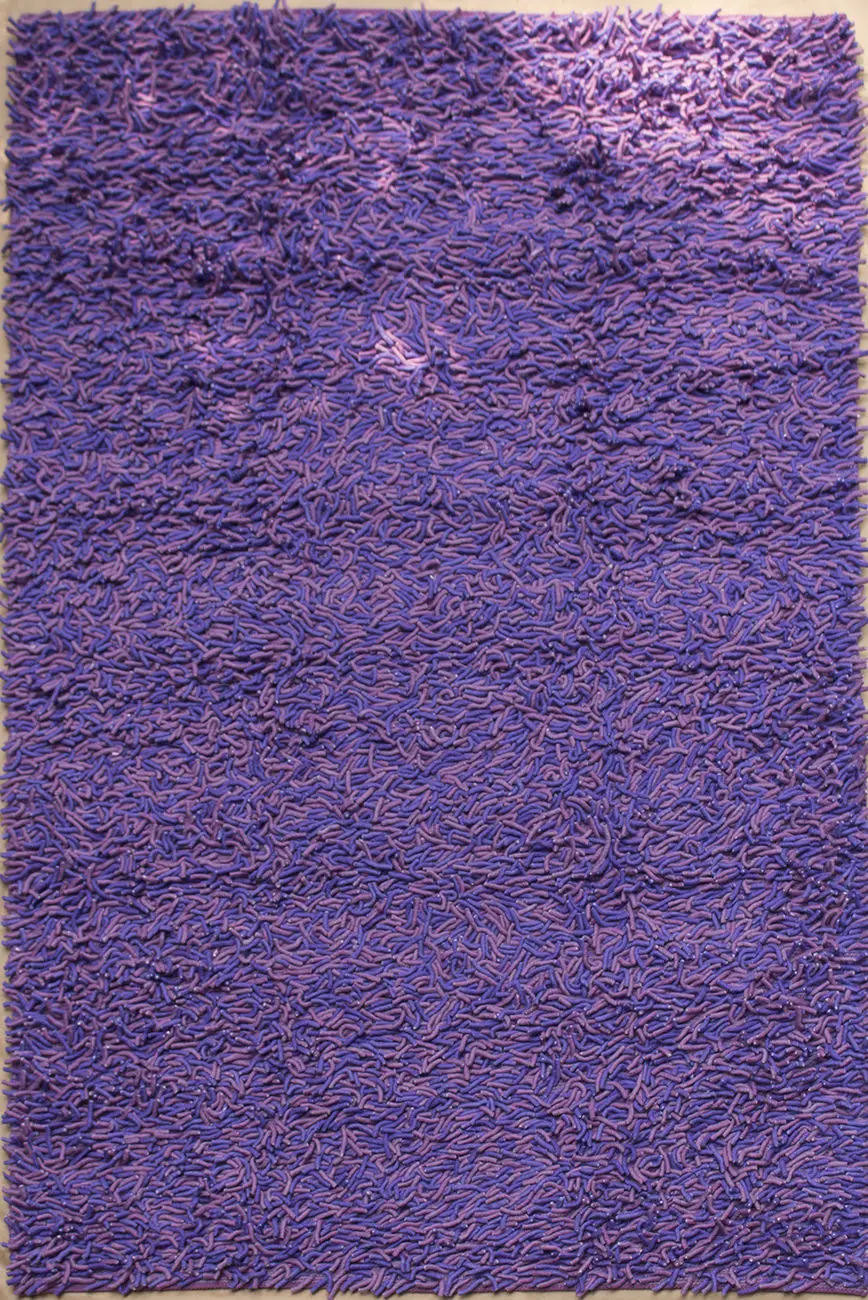 Purple/Lilac Multi Primo 6' x 9' Shag Rug