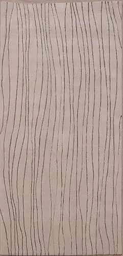 Ivory Jet Stream - Gray Lines 4'5 x 9'5"