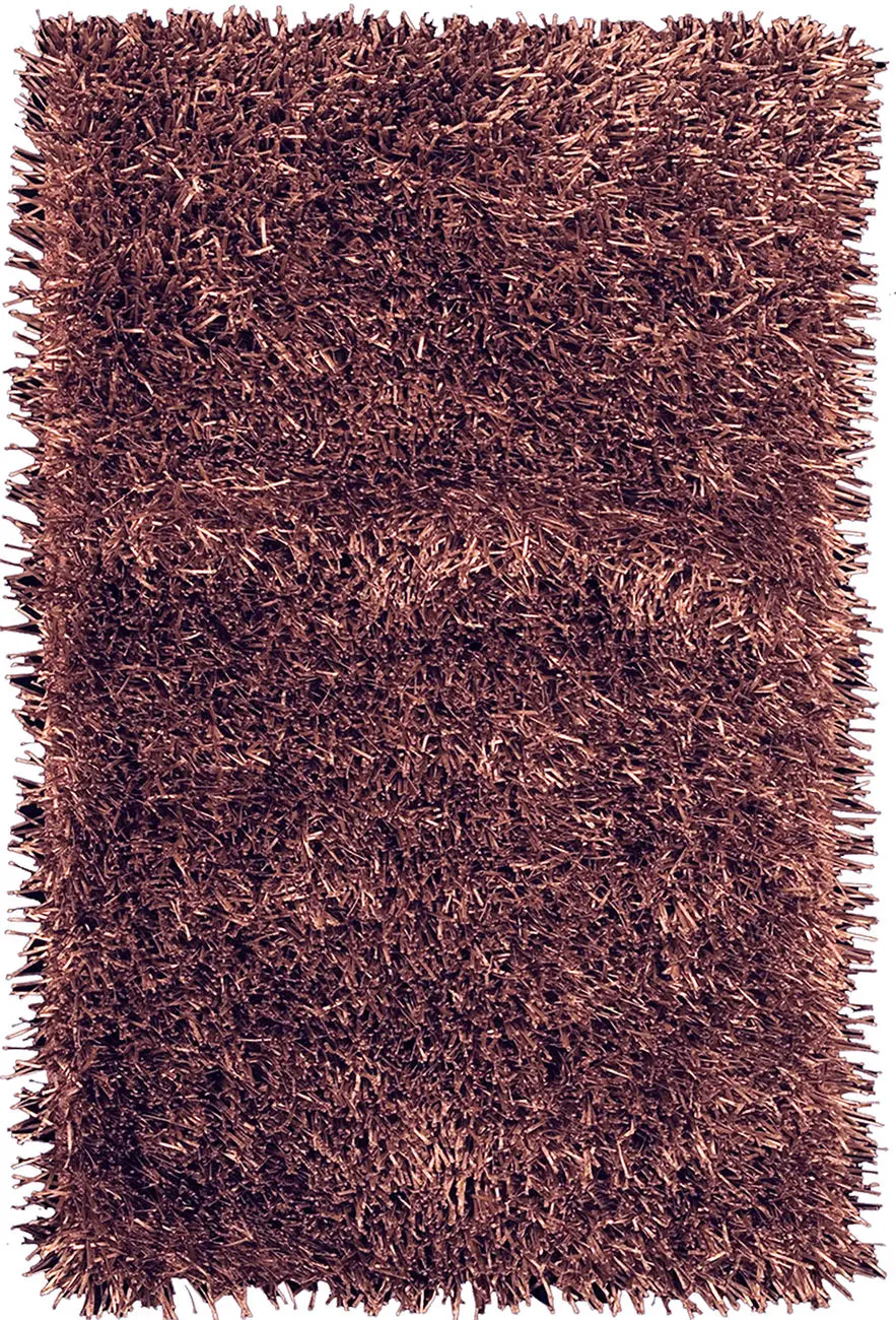 Foreign Accents Brown Shag Clearance Rug