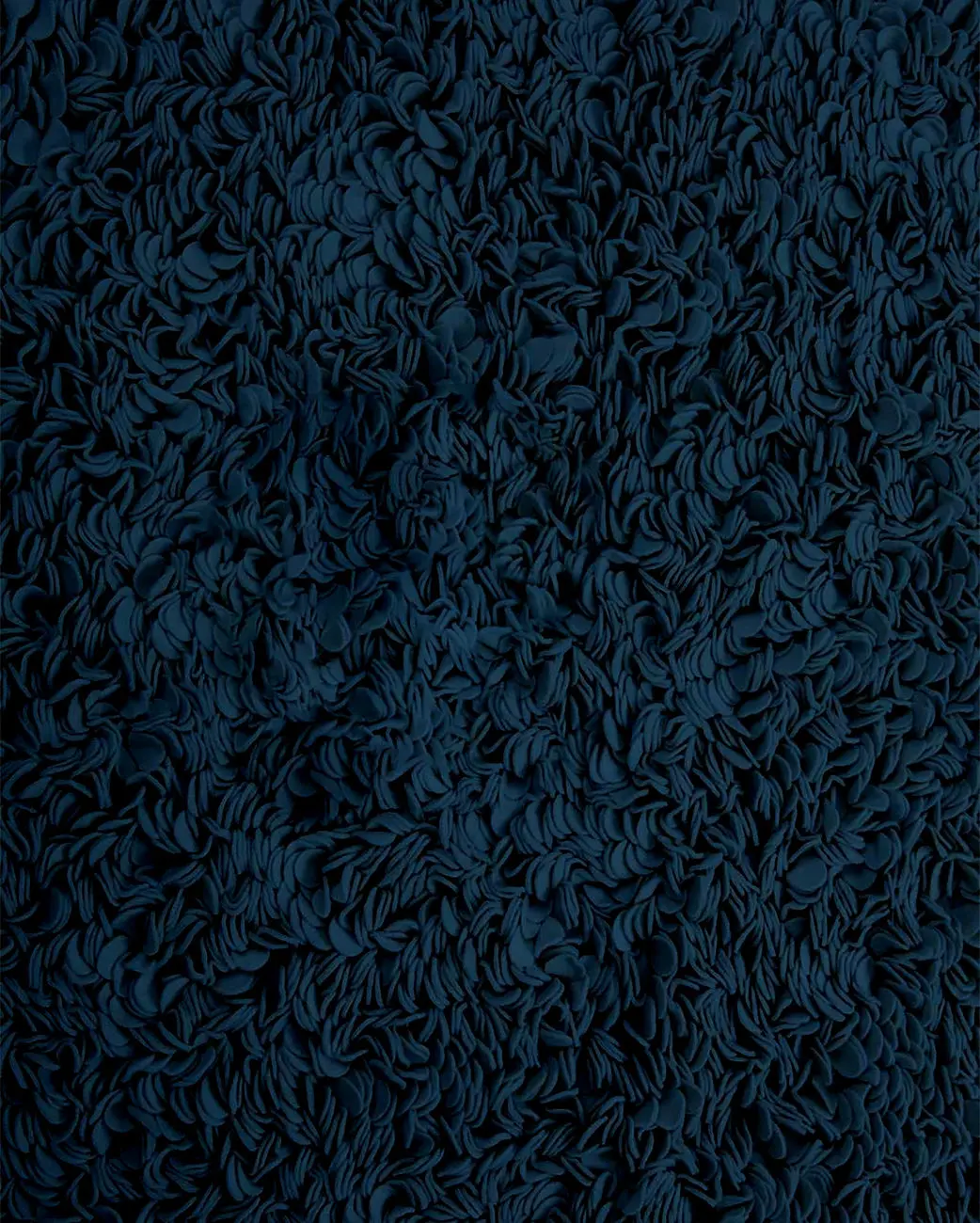 Enoki Blue Felt Shag Rug Product Image