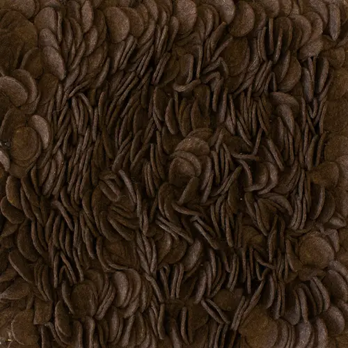 Contract Felt Enoki Chocolate Shag Rug