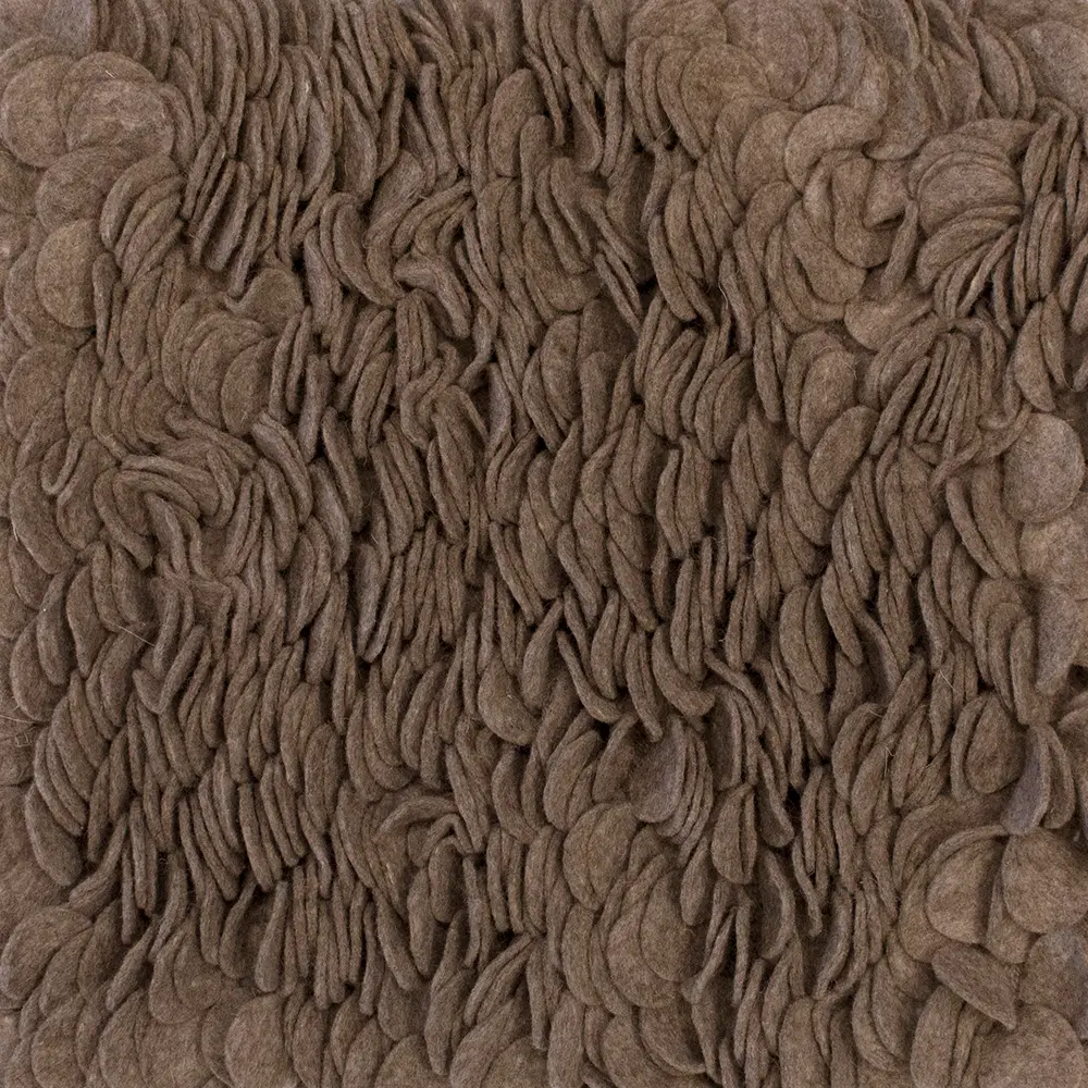 Contract Felt Enoki Taupe Shag Rug