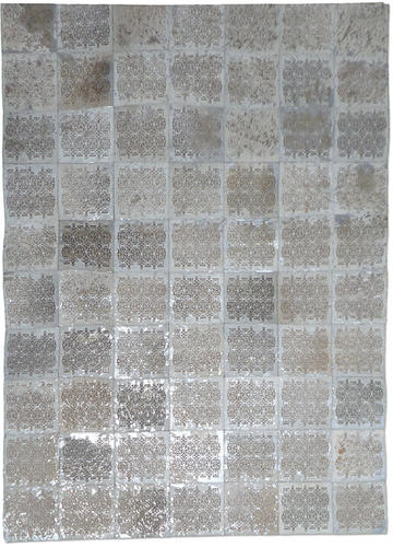 Christopher Fareed Gray Leather Patterned Rug 2 Product Image